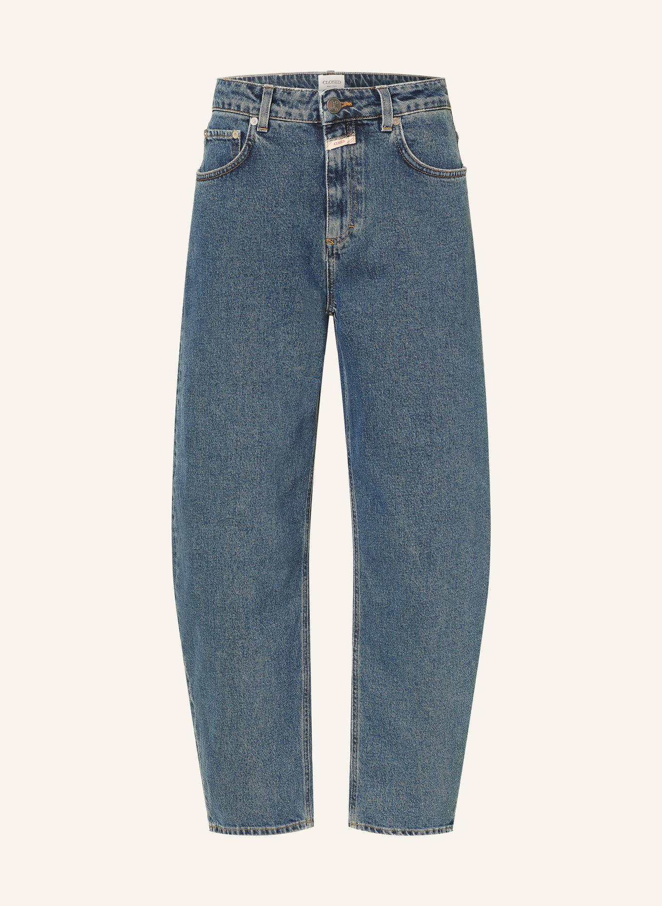 CLOSED Jean barrel JAZZIE: MBL MID BLUE