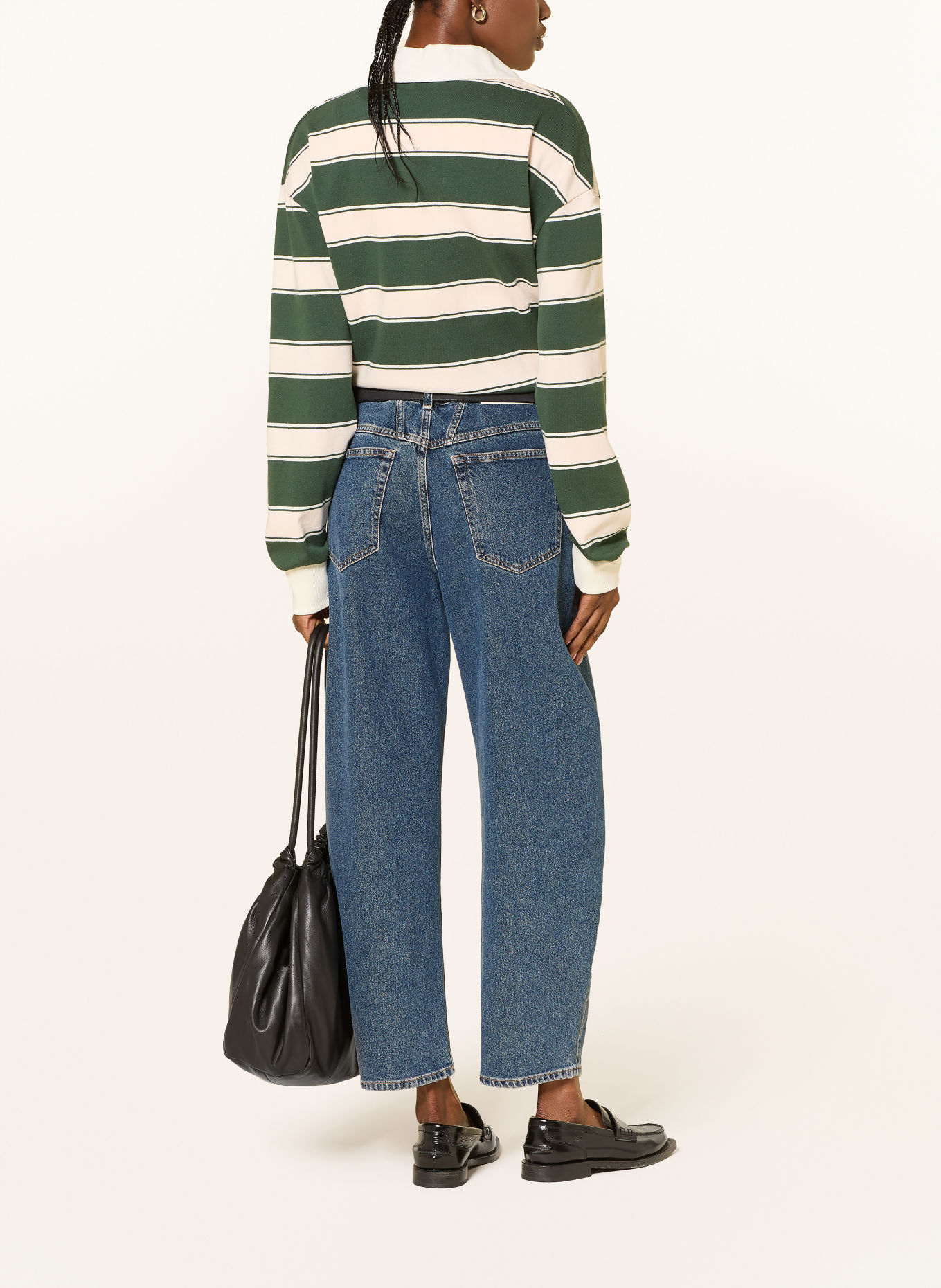 CLOSED Jean barrel JAZZIE: MBL MID BLUE