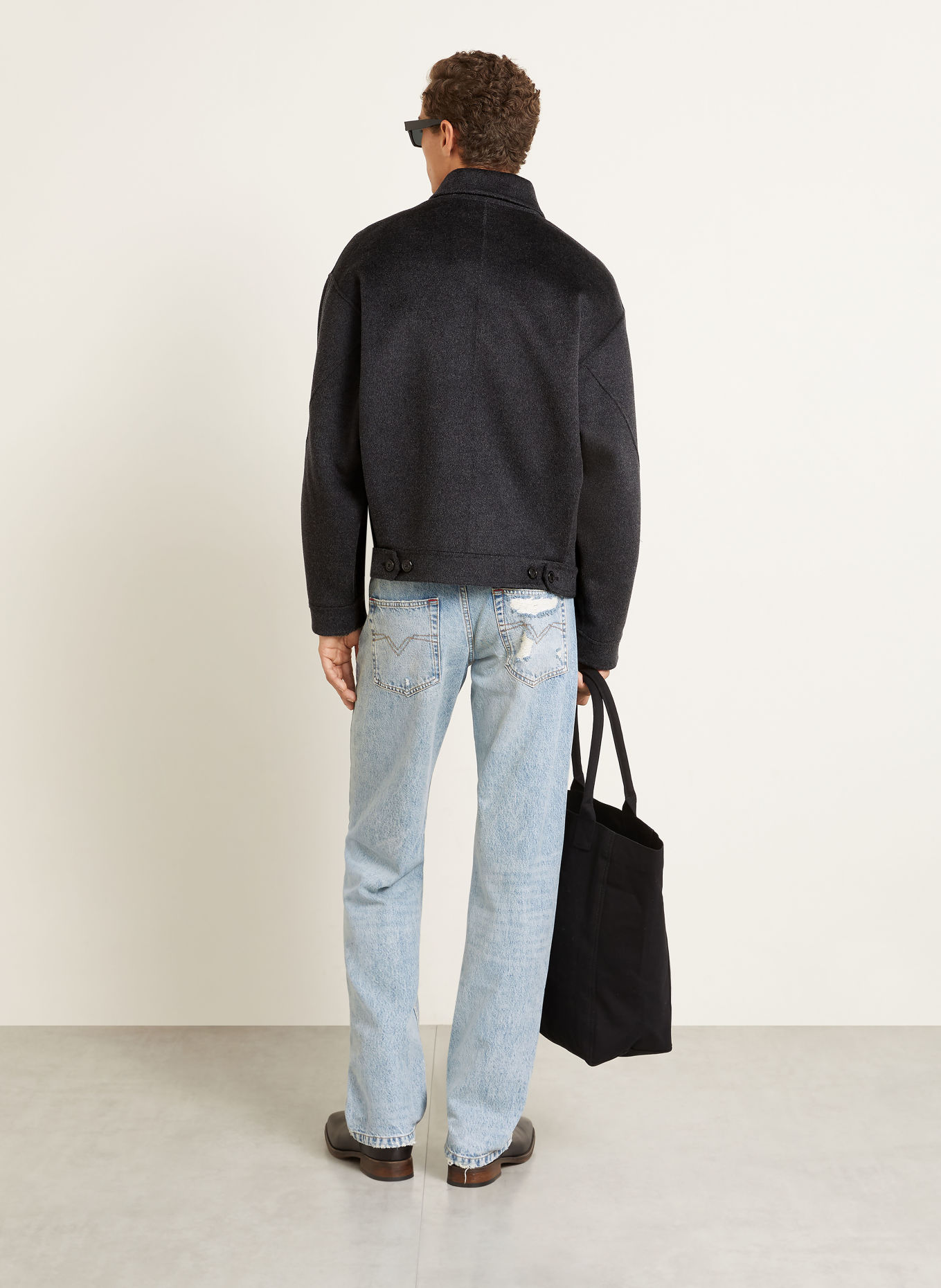 ISABEL MARANT Blouson CASPER: DONKERGRIJS