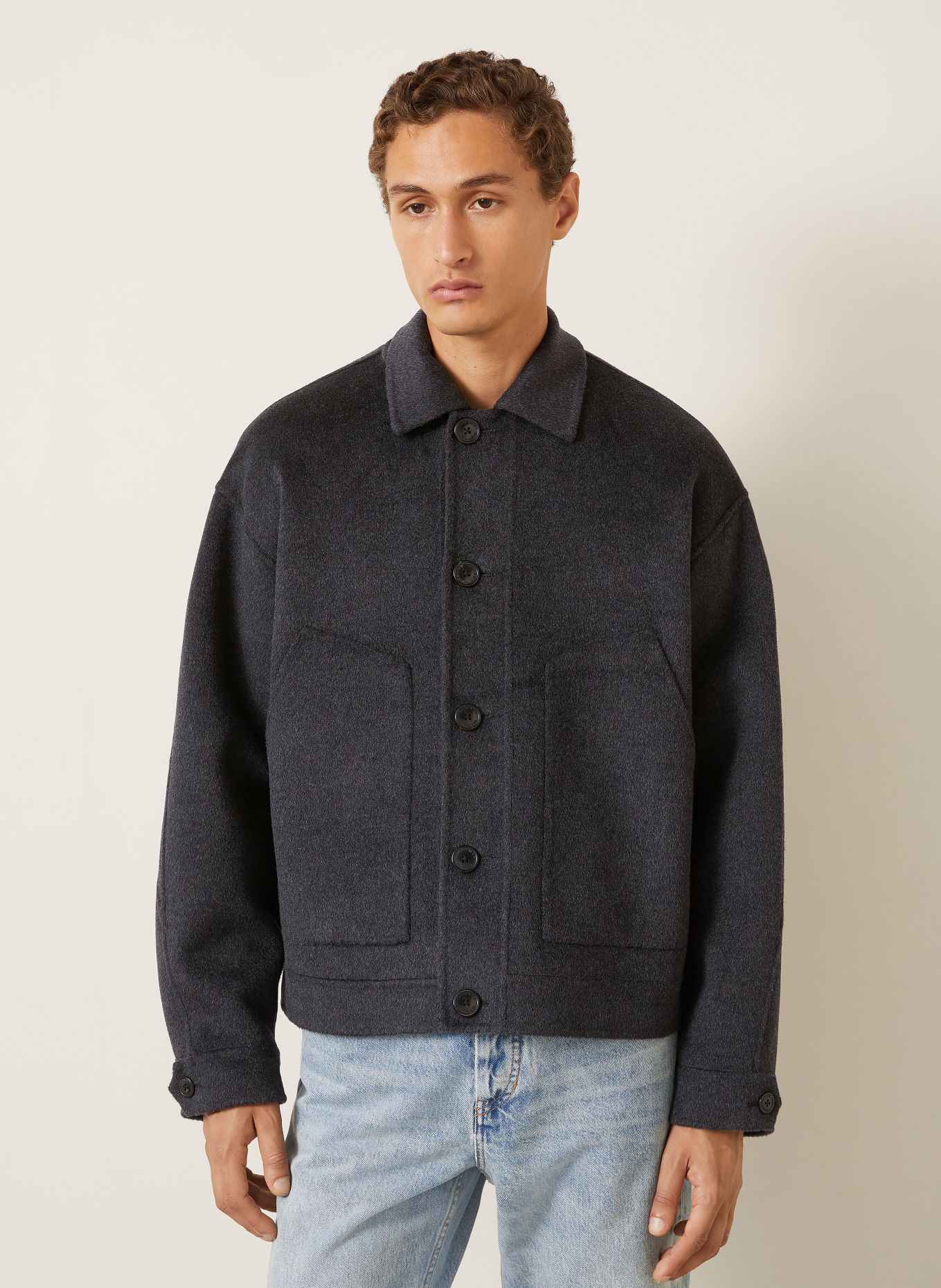 ISABEL MARANT Blouson CASPER: DONKERGRIJS