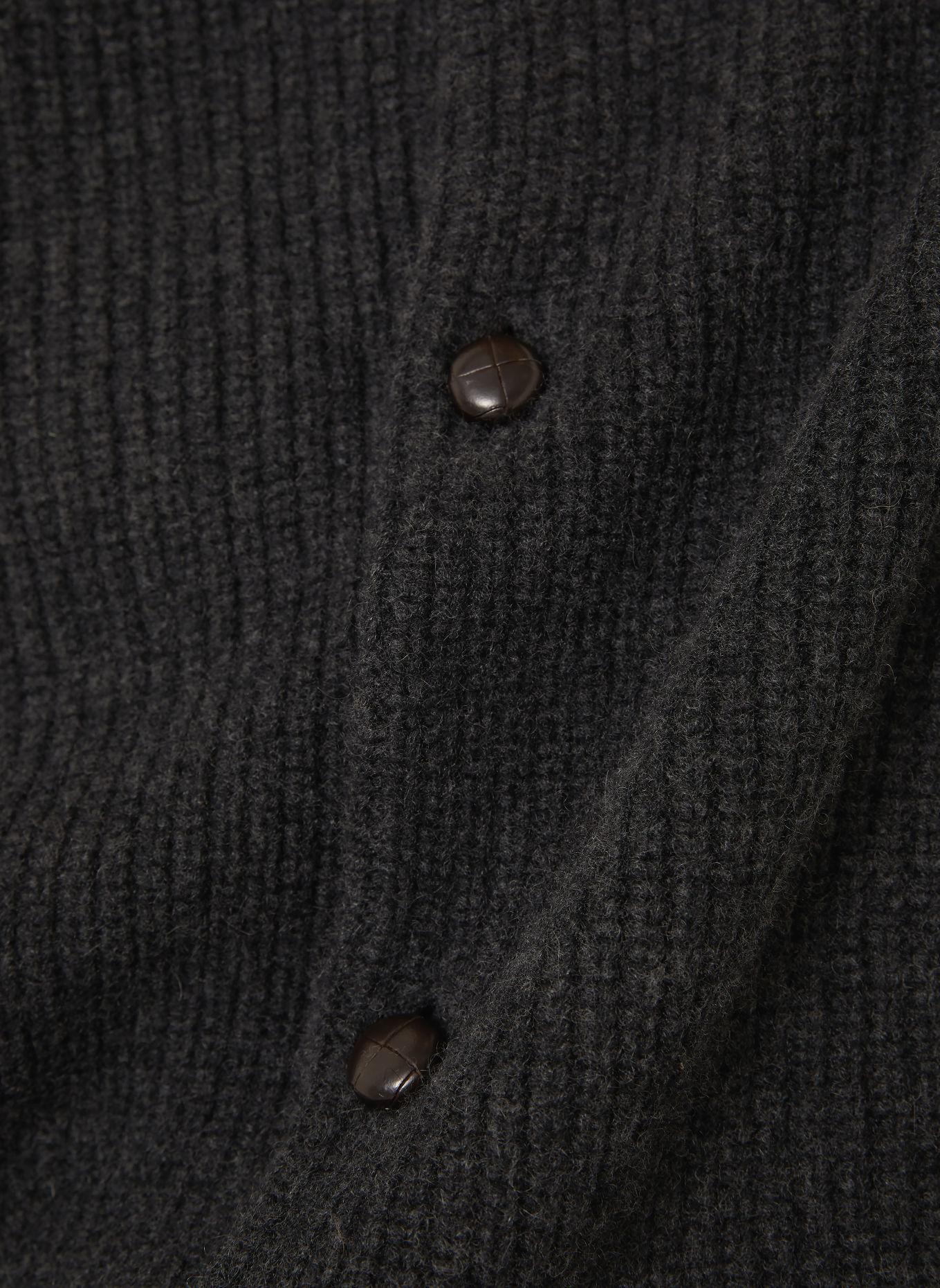 ISABEL MARANT Strickjacke MAEL mit Cashmere und Merinowolle: DUNKELGRAU