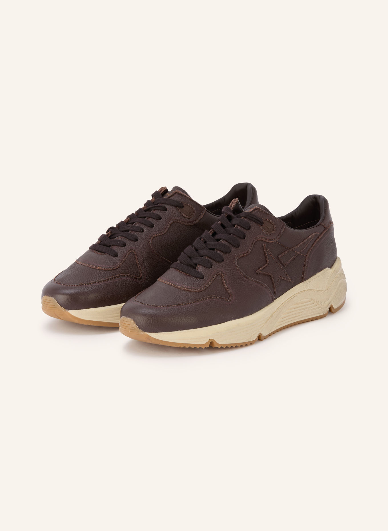 GOLDEN GOOSE Sneaker RUNNING SOLE: DUNKELBRAUN