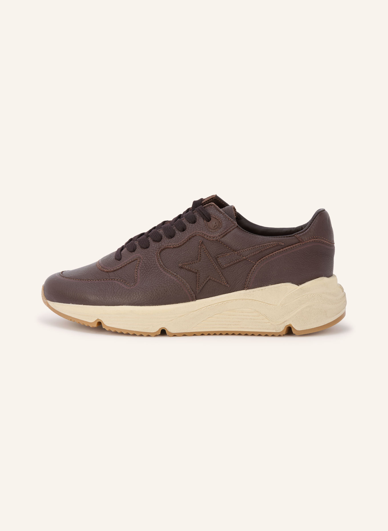 GOLDEN GOOSE Sneaker RUNNING SOLE: DUNKELBRAUN