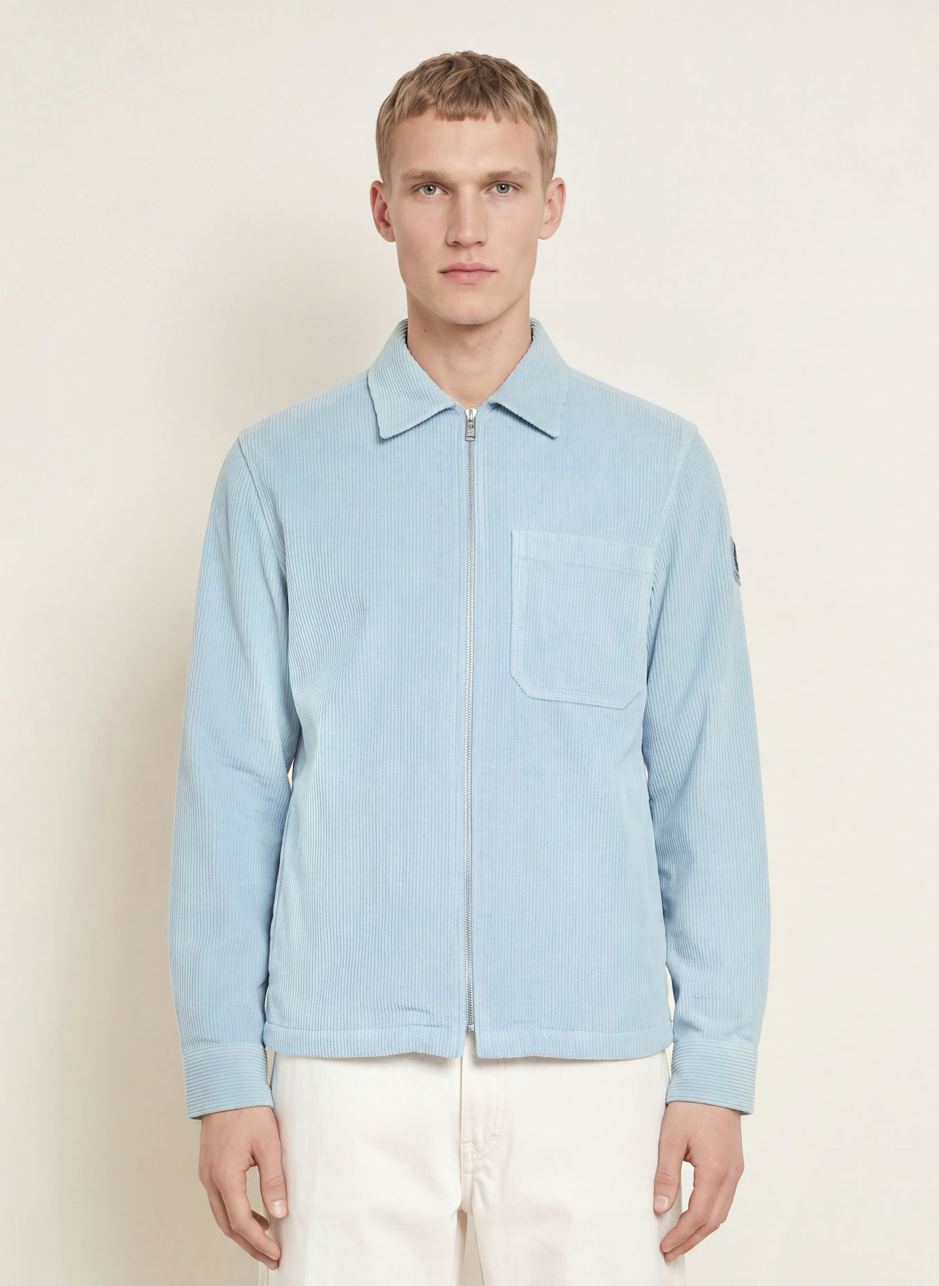 BELSTAFF Cord-Overjacket VALVE: HELLBLAU