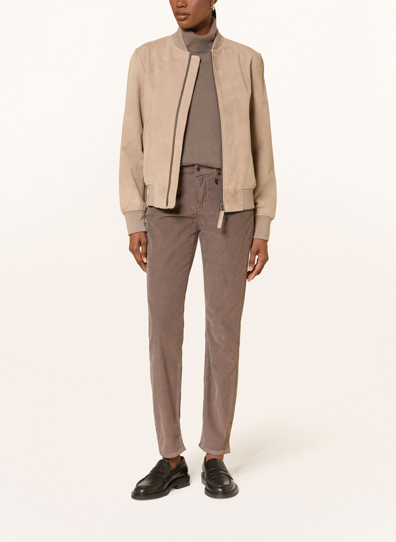 BOGNER Cordbroek JULIE: TAUPE