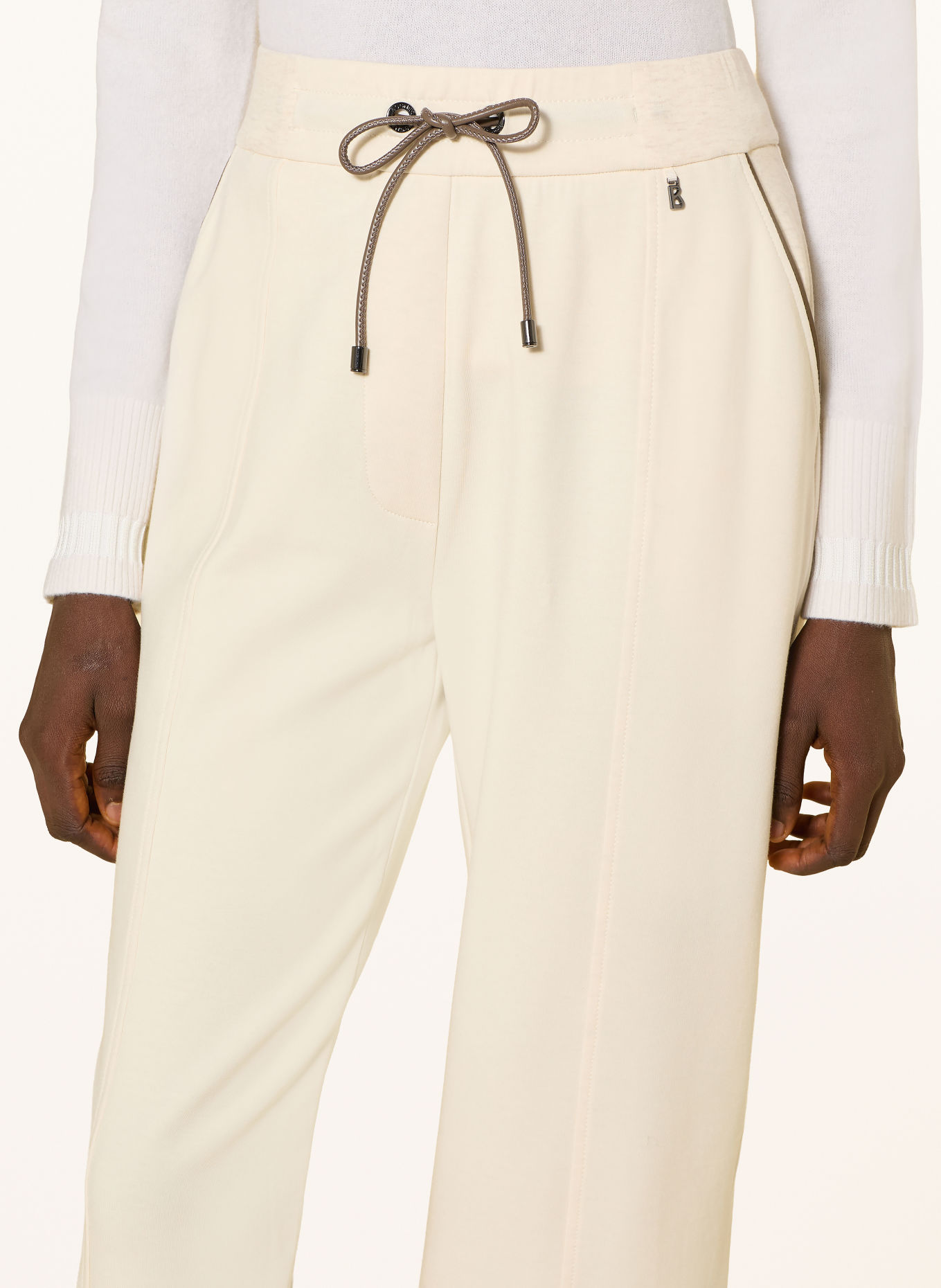 BOGNER Sweatpants MAROU-3: ECRU / TAUPE