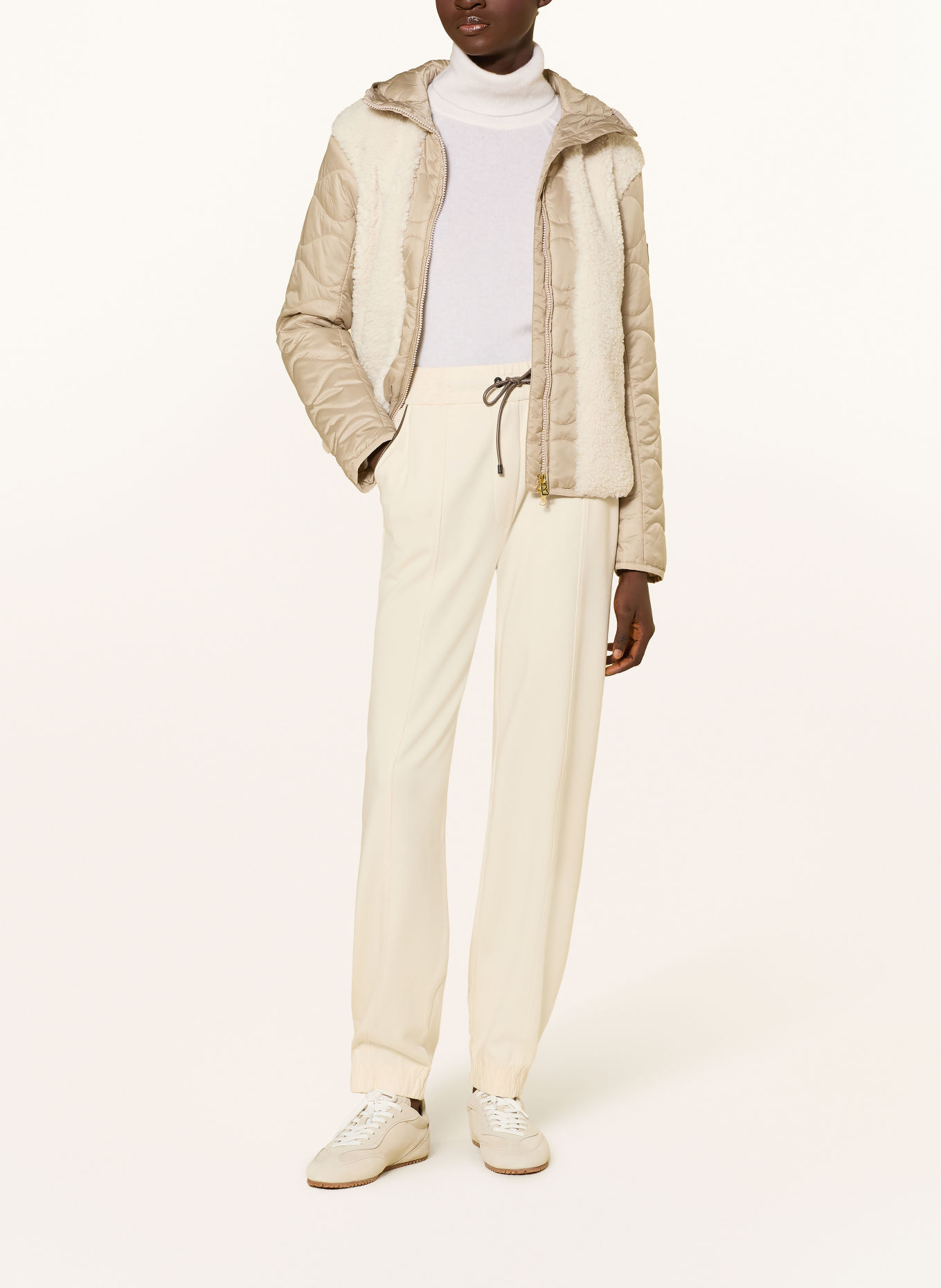 BOGNER Sweatpants MAROU-3: ECRU / TAUPE