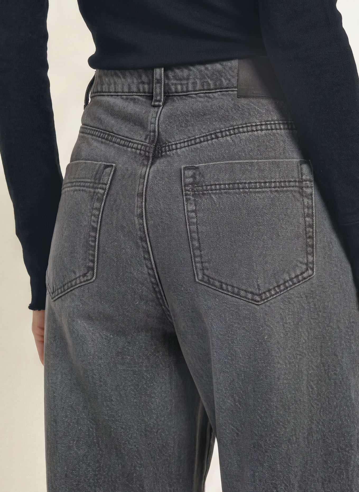 MARC CAIN Jeansy wide leg WICHITA: 880 anthrazit