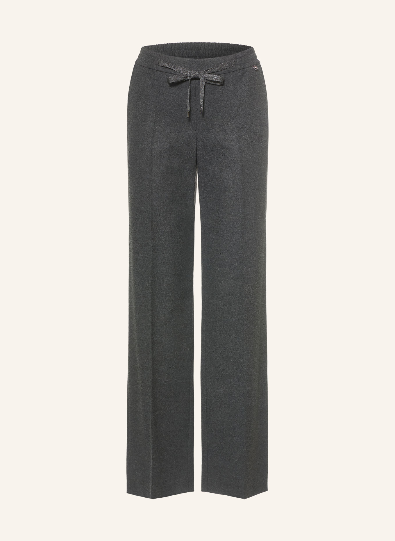 MARC CAIN Marlene-broek WASHINGTON van flanel: 900 black new