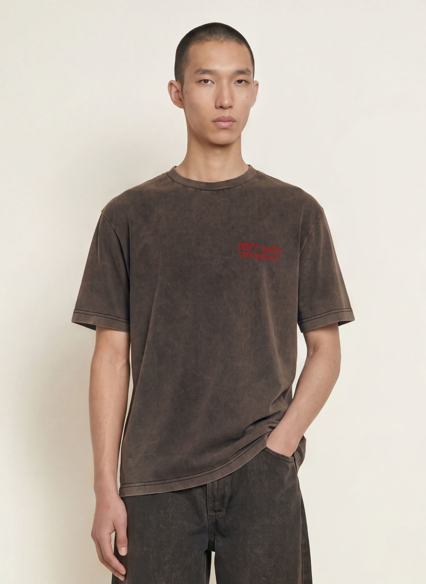 don't waste culture T-Shirt JOVI: SCHWARZ