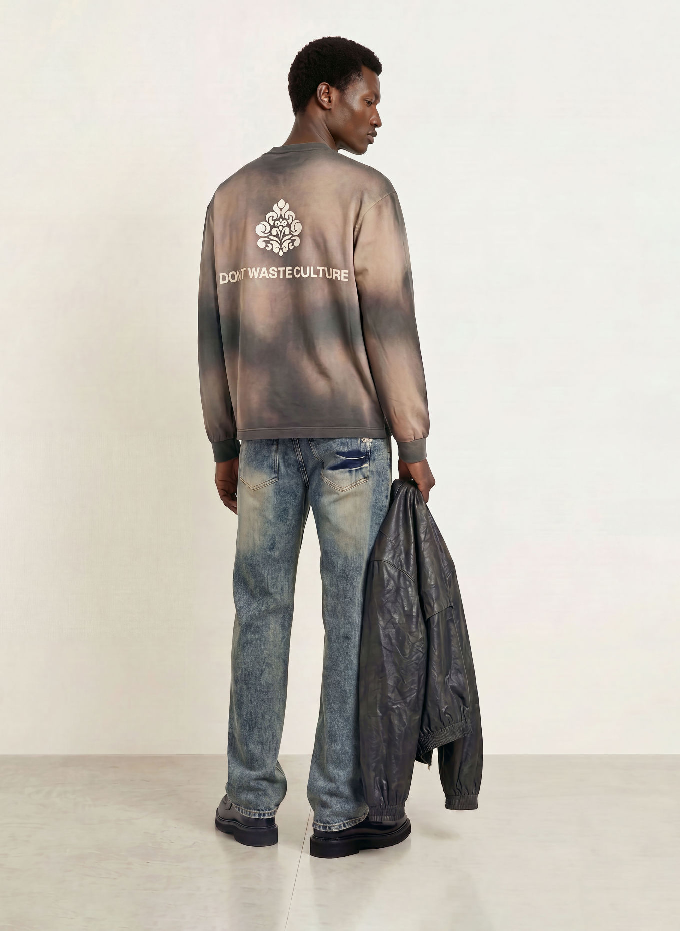 don't waste culture Destroyed Jeans RAFI Regular Fit: 1275 Dark Pale