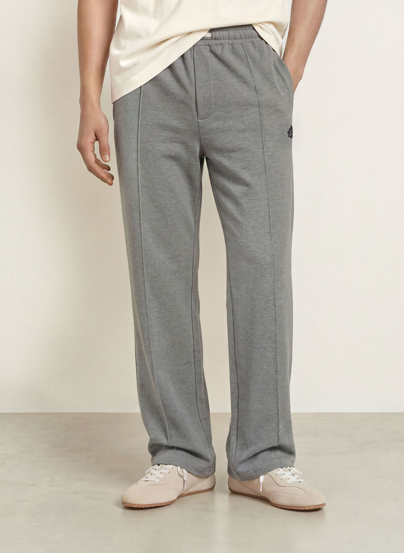 don't waste culture Sweatpants LINO: GRAU