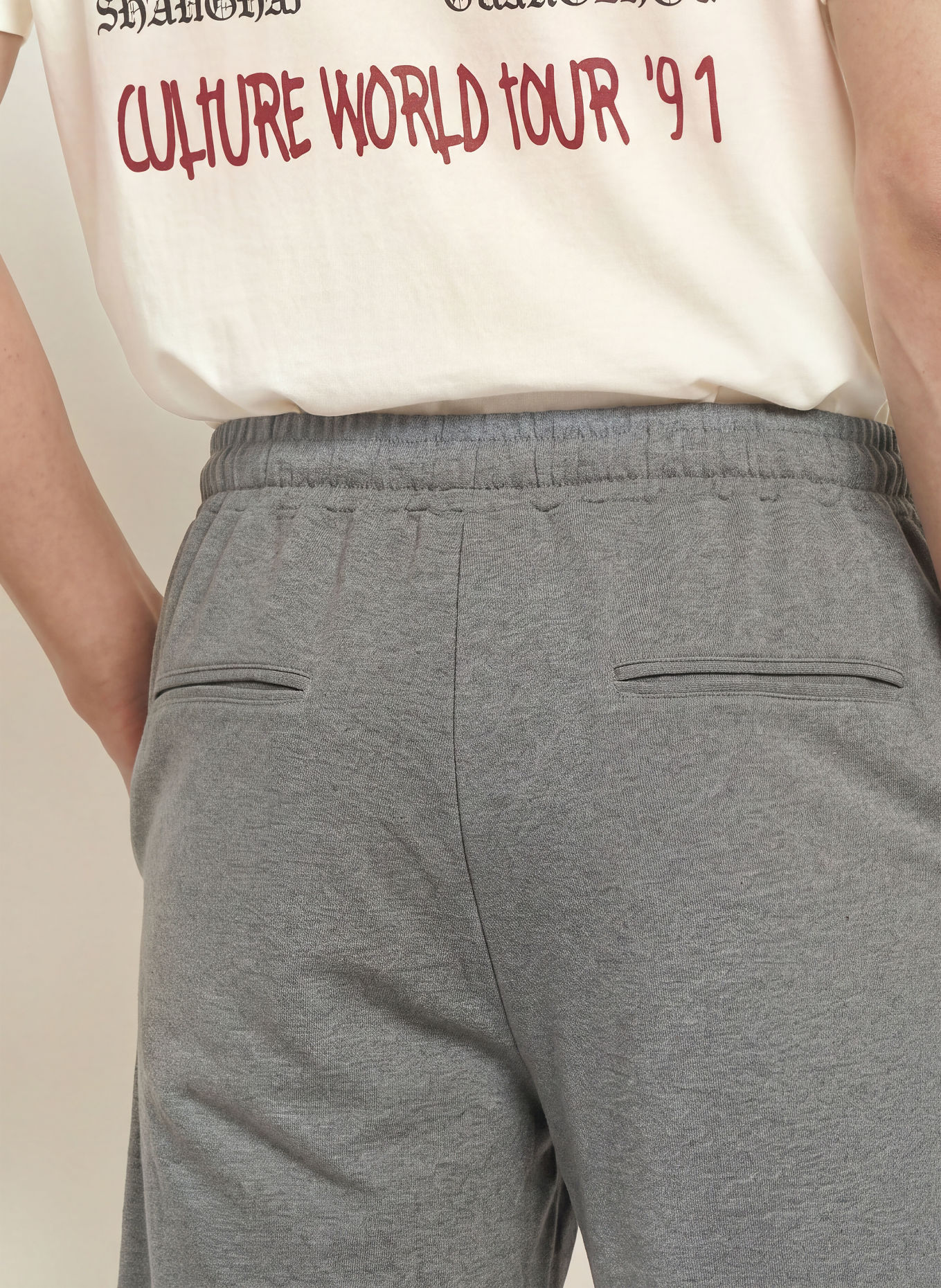 don't waste culture Sweatpants LINO: GRAU