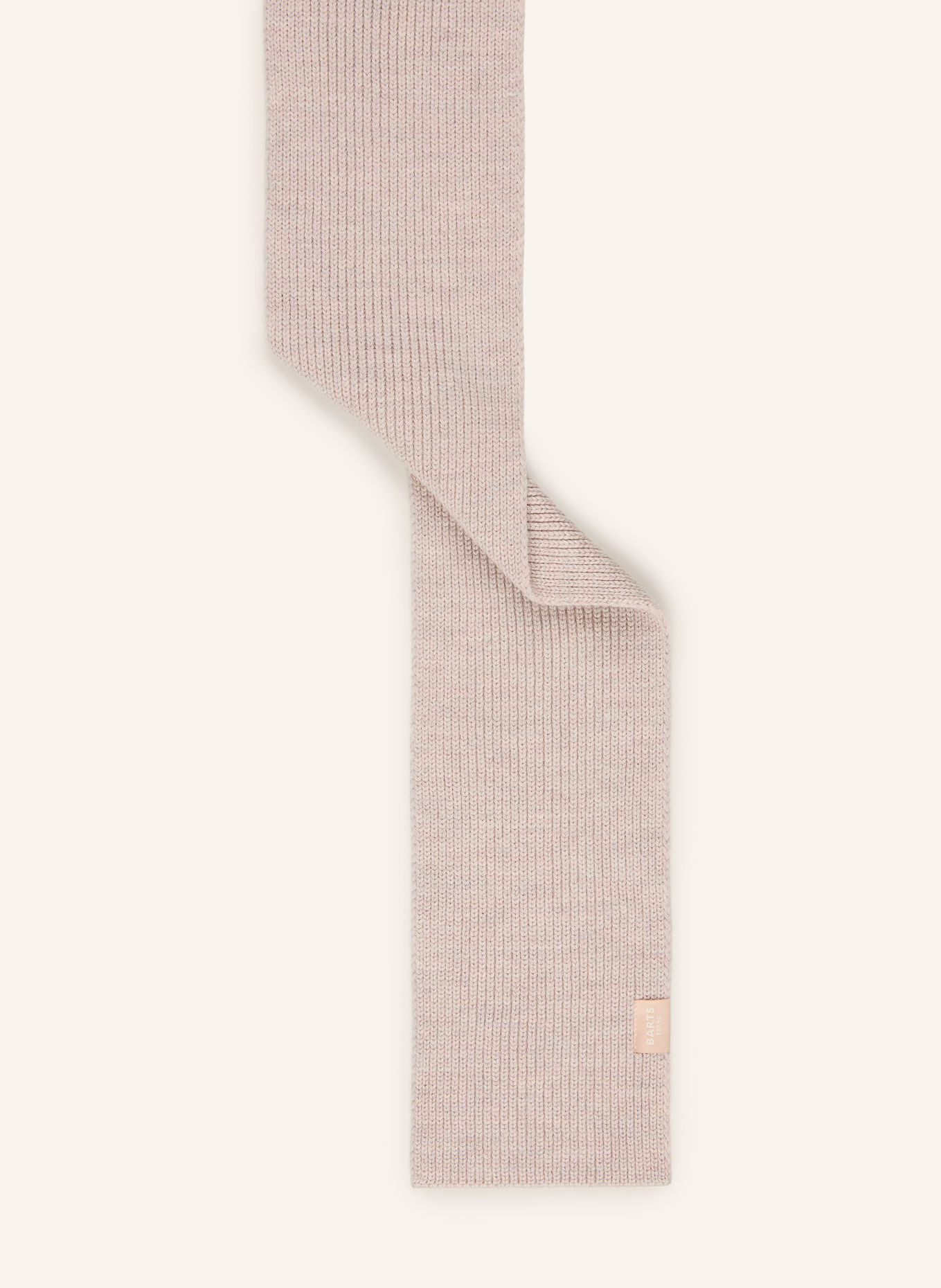 Barts MAKALYN Scarf Made of Merino Wool: BEIGE