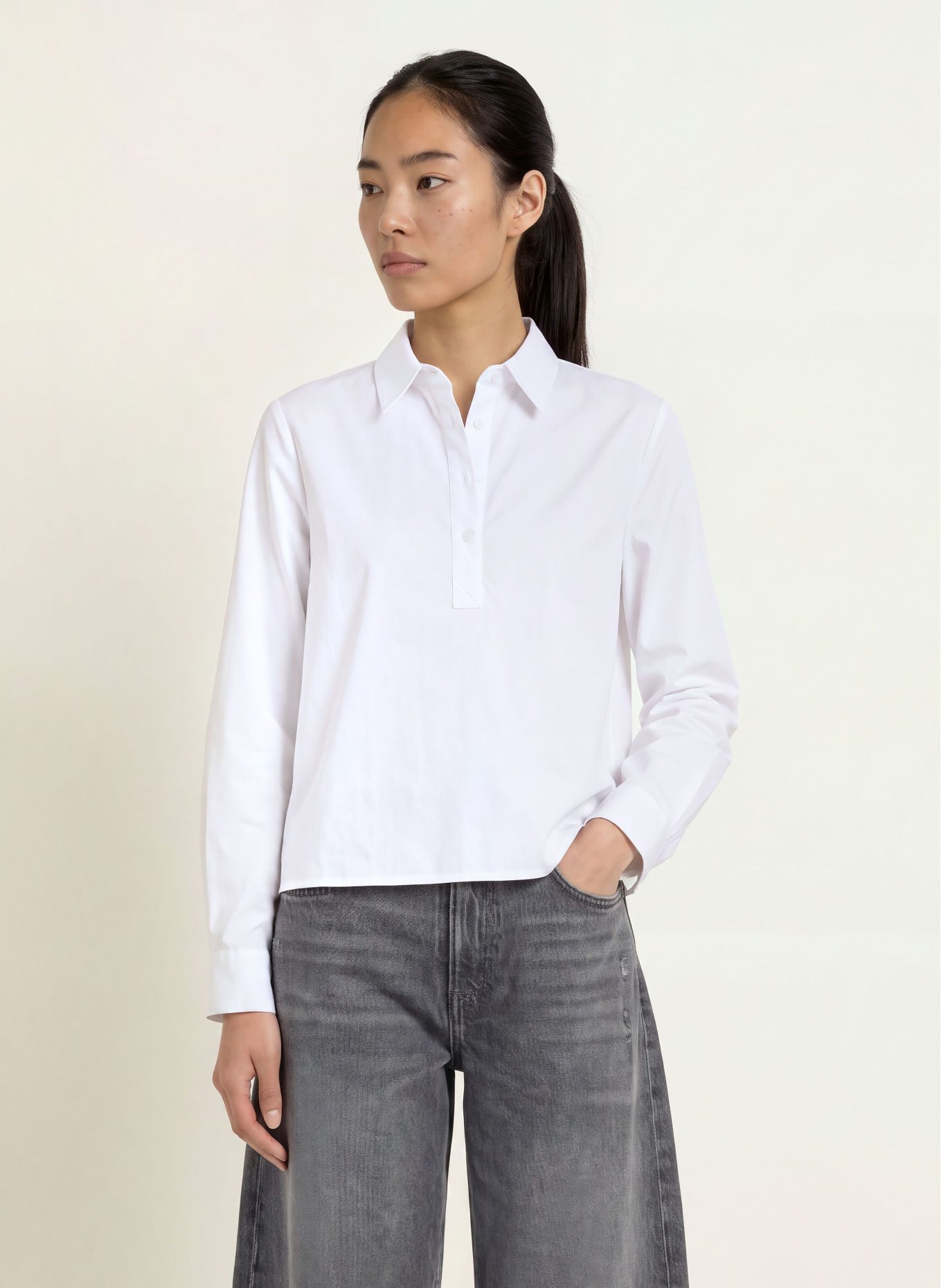 TONNO & PANNA Blusenshirt: WEISS