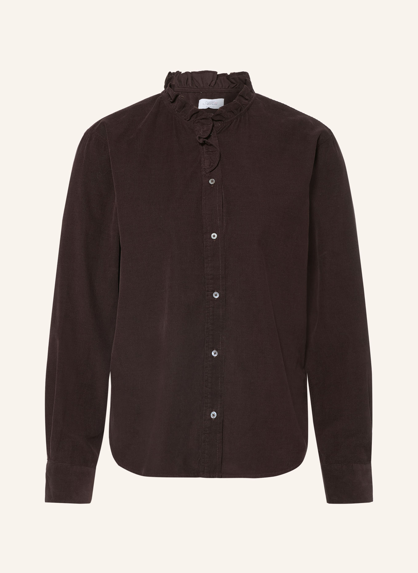 TONNO & PANNA Corduroy blouse: DARK BROWN