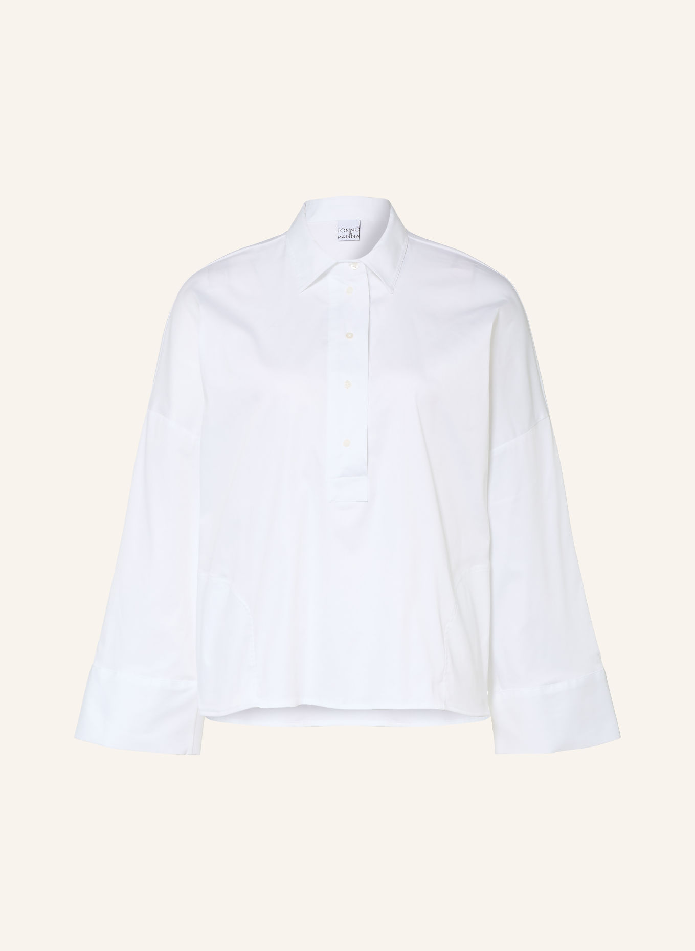 TONNO & PANNA Shirt blouse: WHITE