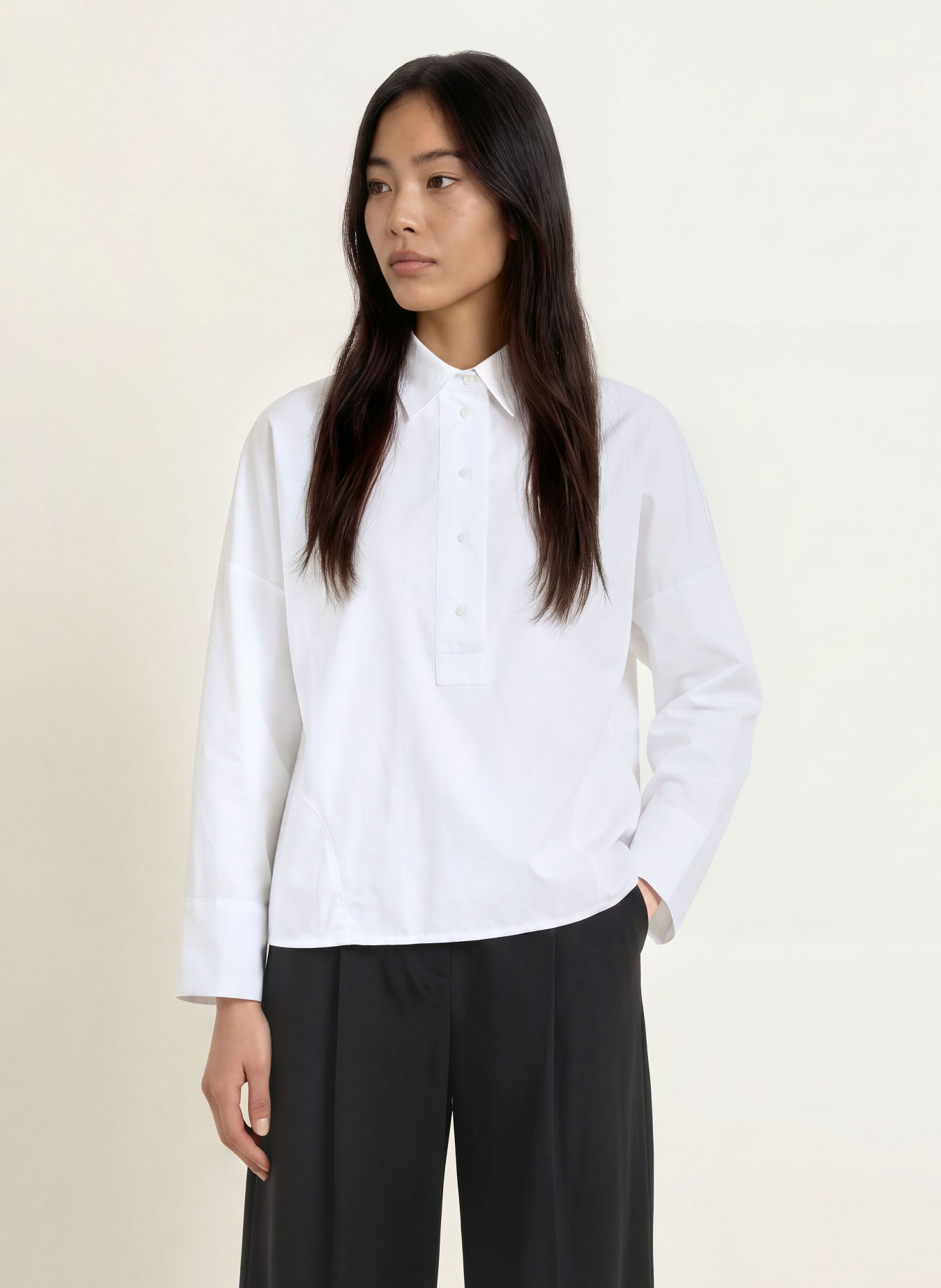 TONNO & PANNA Shirt blouse: WHITE
