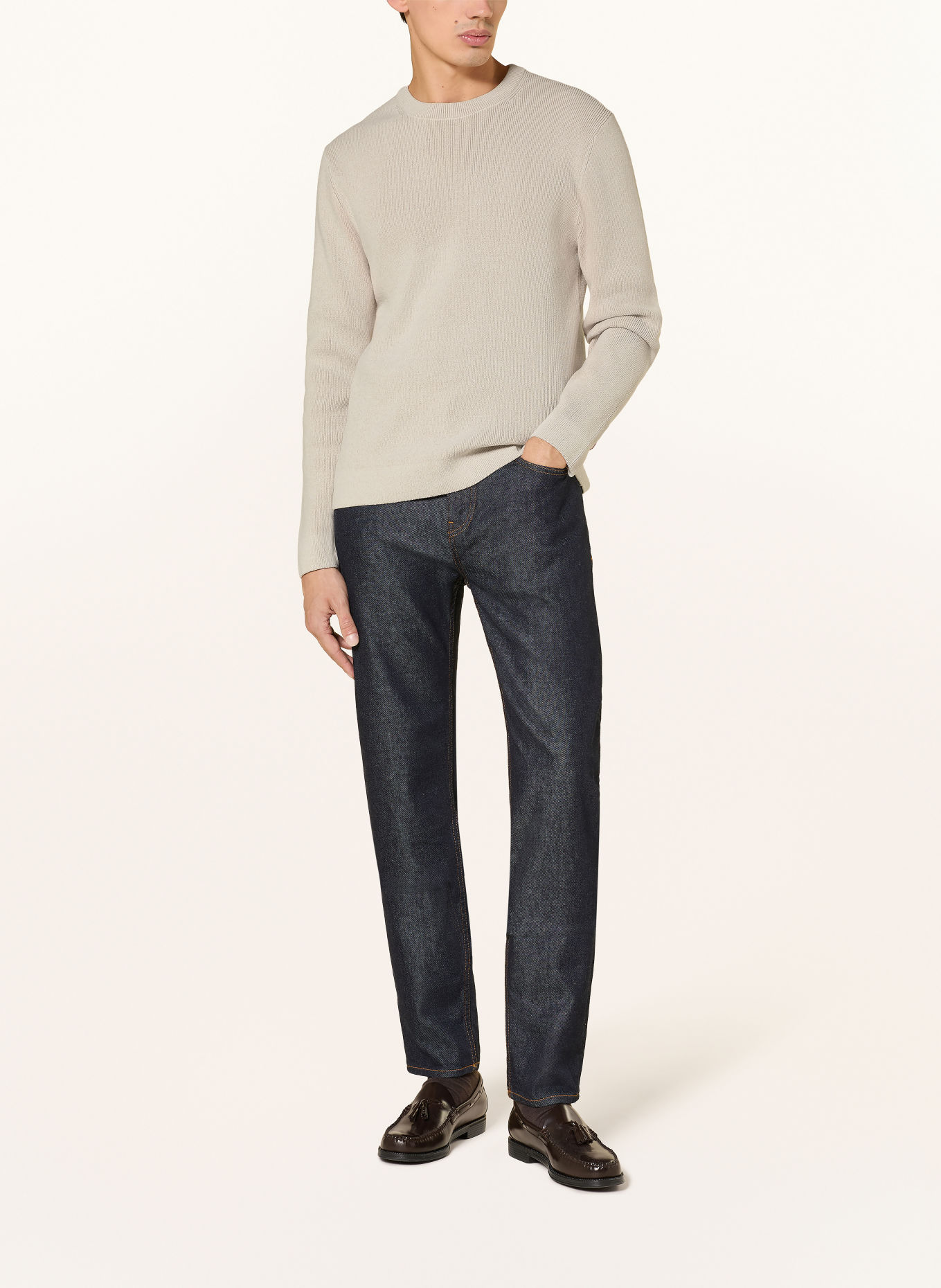 JOOP! JEANS CHASPOR Sweater: BEIGE
