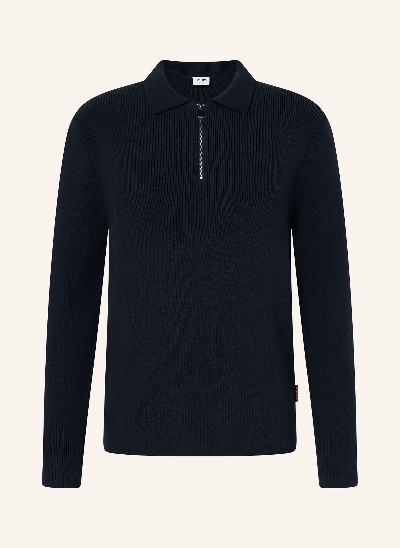 JOOP! JEANS Strick-Poloshirt CHILESCO: DUNKELBLAU