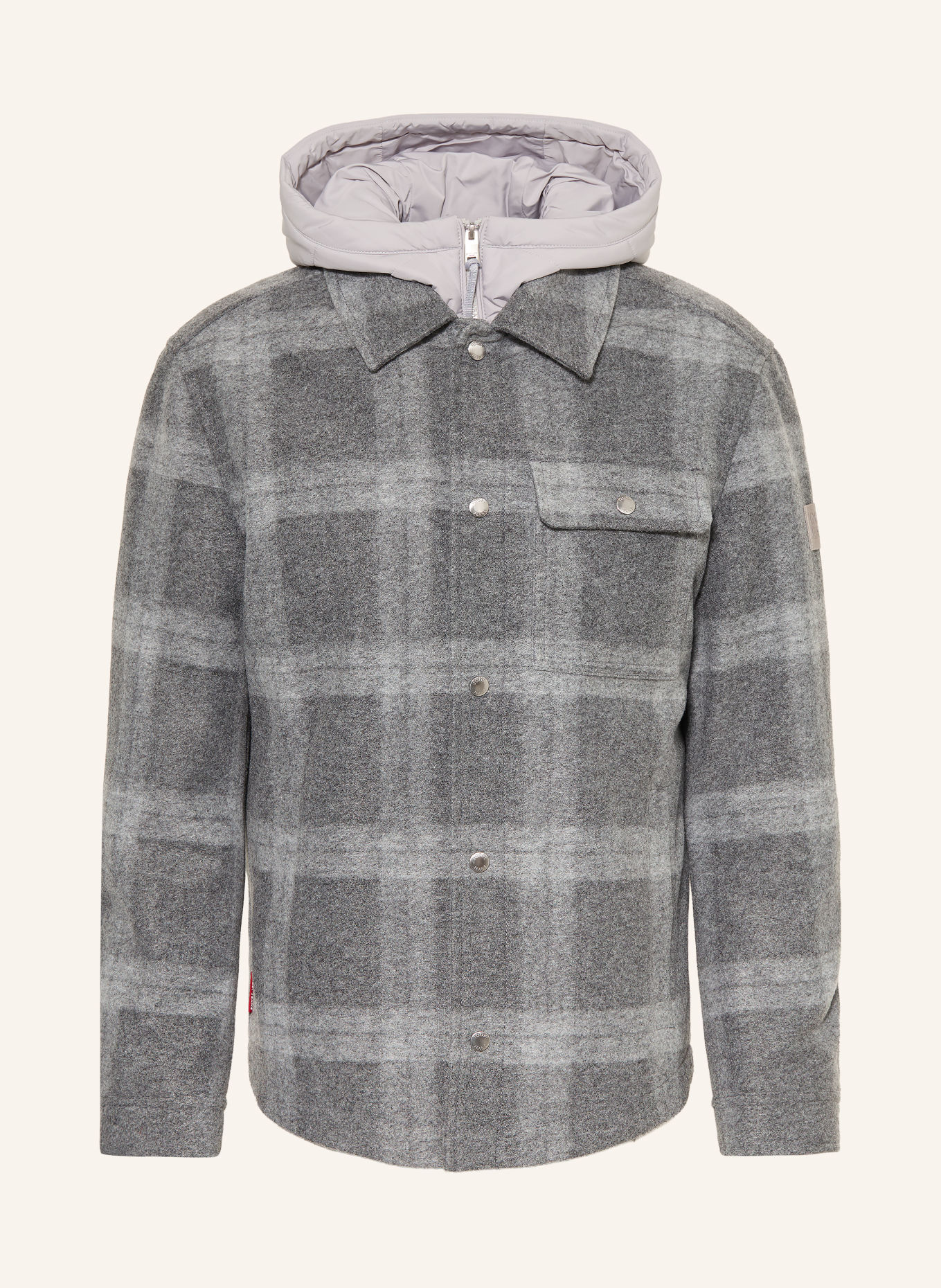 JOOP! JEANS Jachetă BARFORD: GRI / GRI DESCHIS