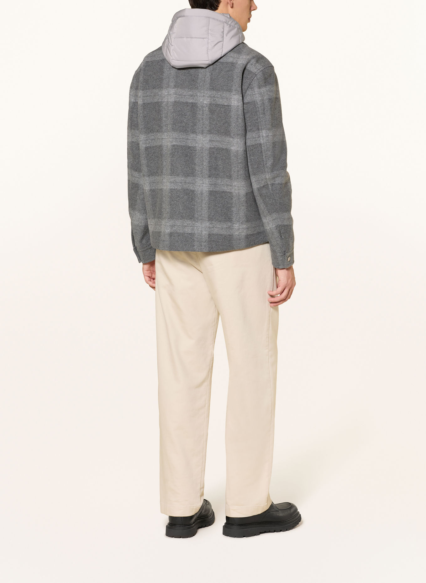 JOOP! JEANS Jachetă BARFORD: GRI / GRI DESCHIS