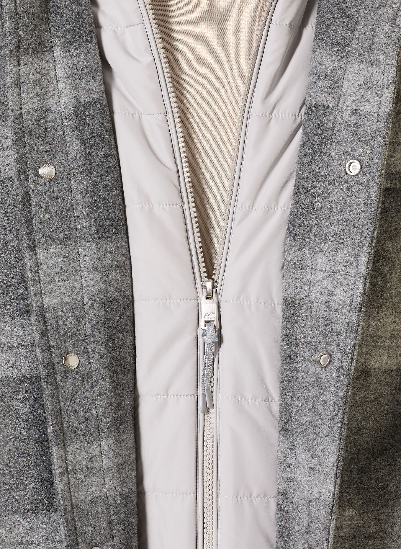 JOOP! JEANS Jachetă BARFORD: GRI / GRI DESCHIS