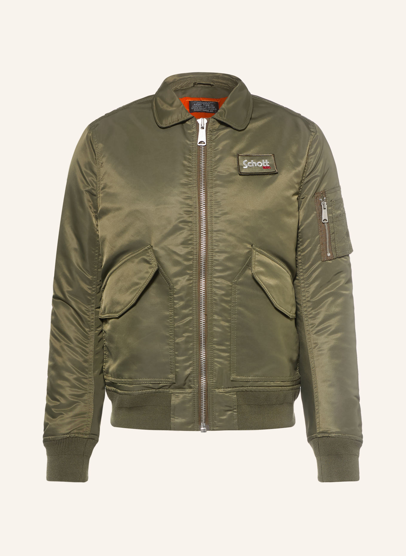 Schott NYC Blouson: KAKI