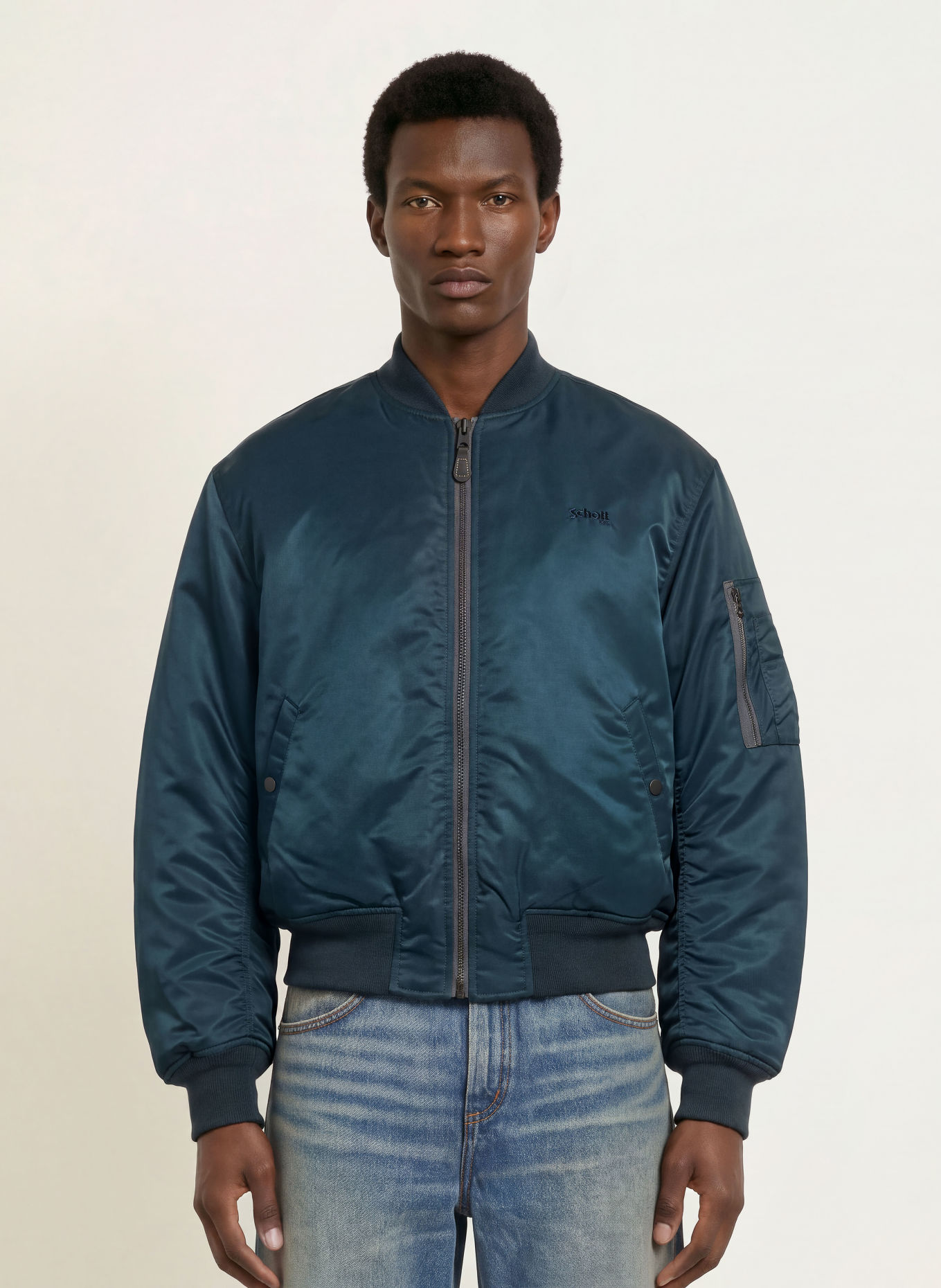 Schott NYC AIRFORCE 90 RS Bomber jacket: DARK BLUE