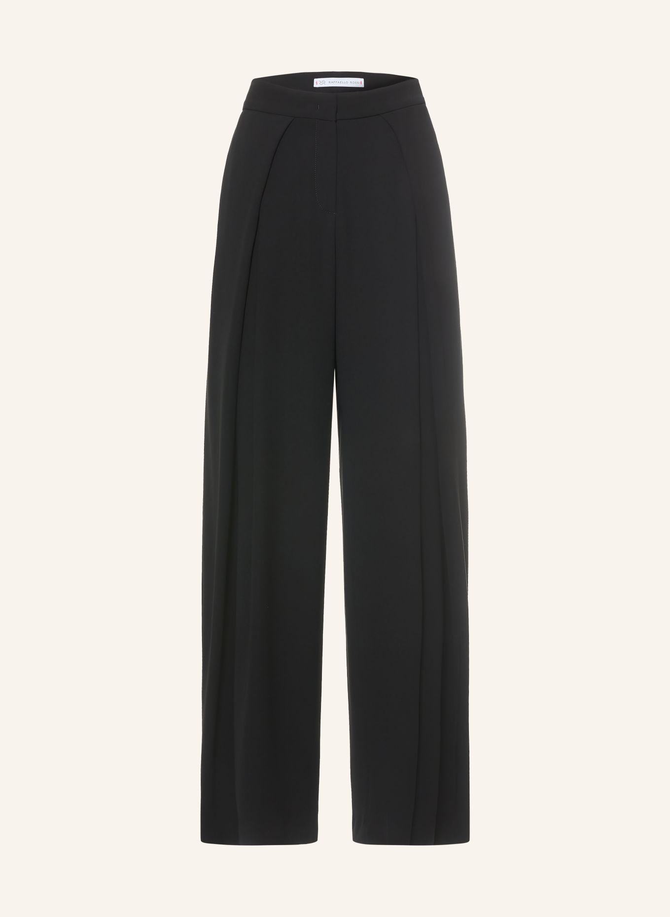 RAFFAELLO ROSSI LENE Wide-leg trousers: BLACK