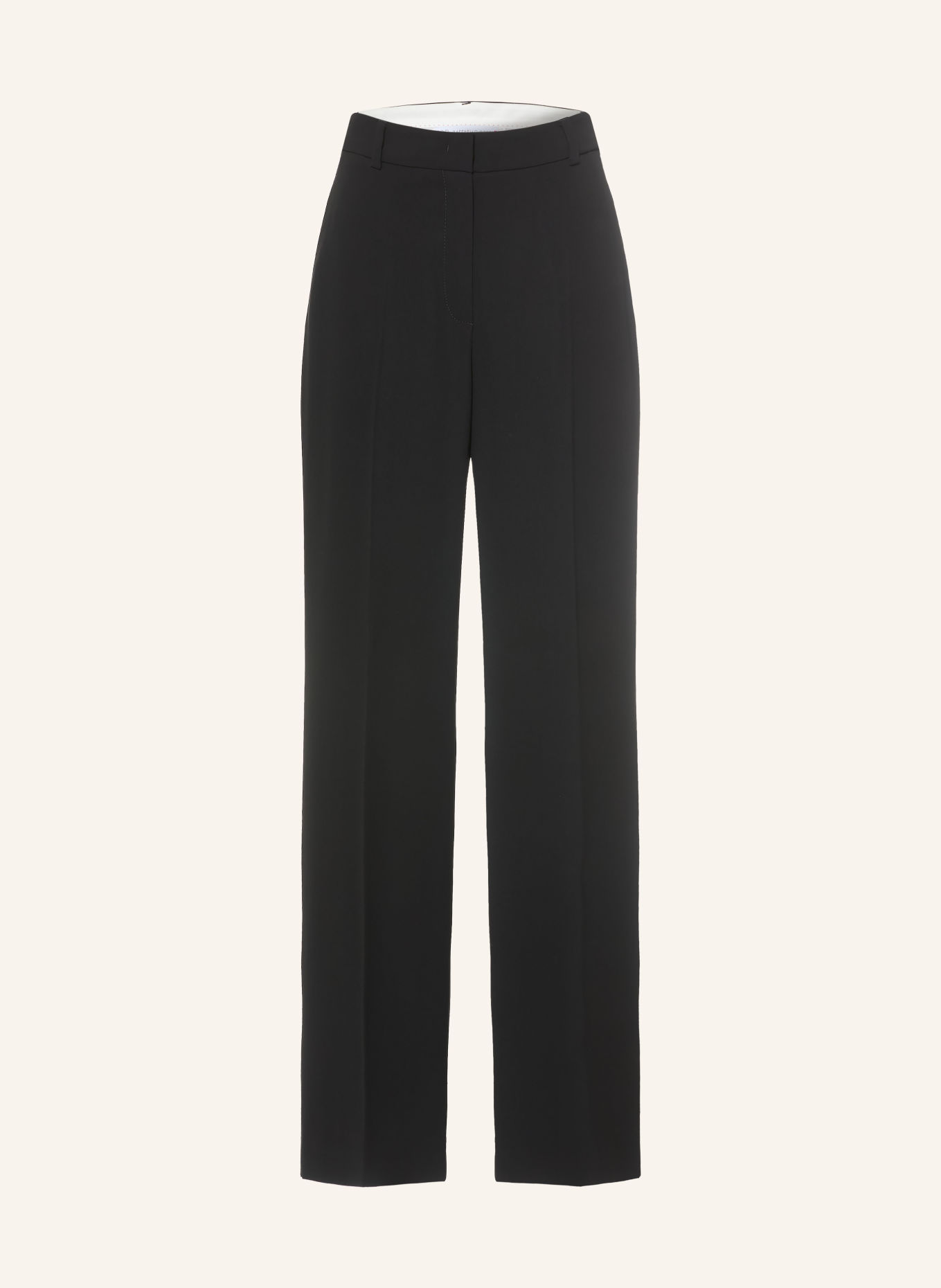 RAFFAELLO ROSSI MILARA Wide-leg trousers: BLACK