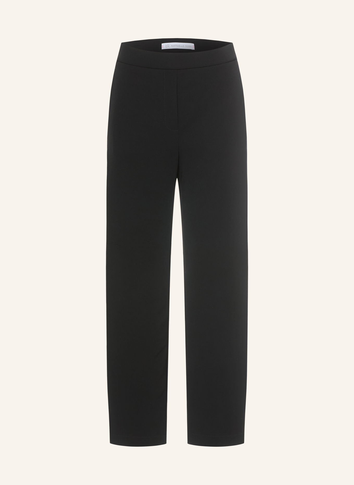 RAFFAELLO ROSSI PHIBI 7/8-length trousers: BLACK