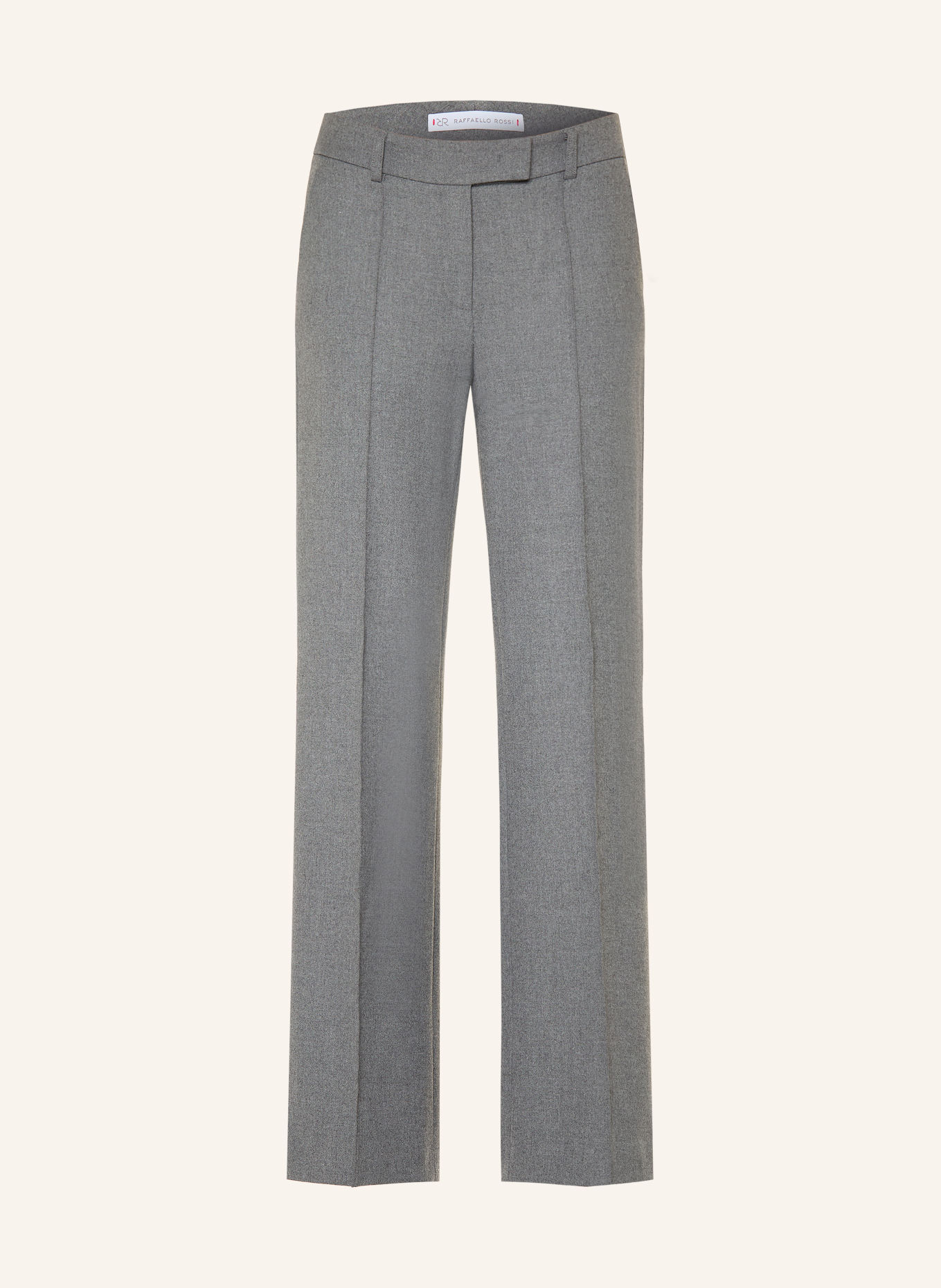 RAFFAELLO ROSSI Marlenehose YVI aus Flanell: GRAU