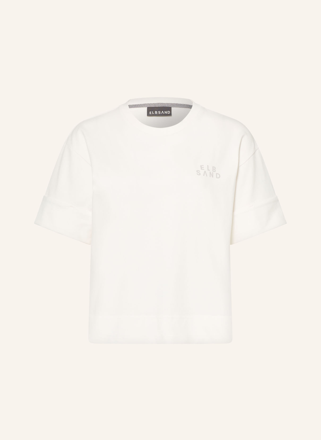 ELBSAND JUNO T-shirt: WHITE