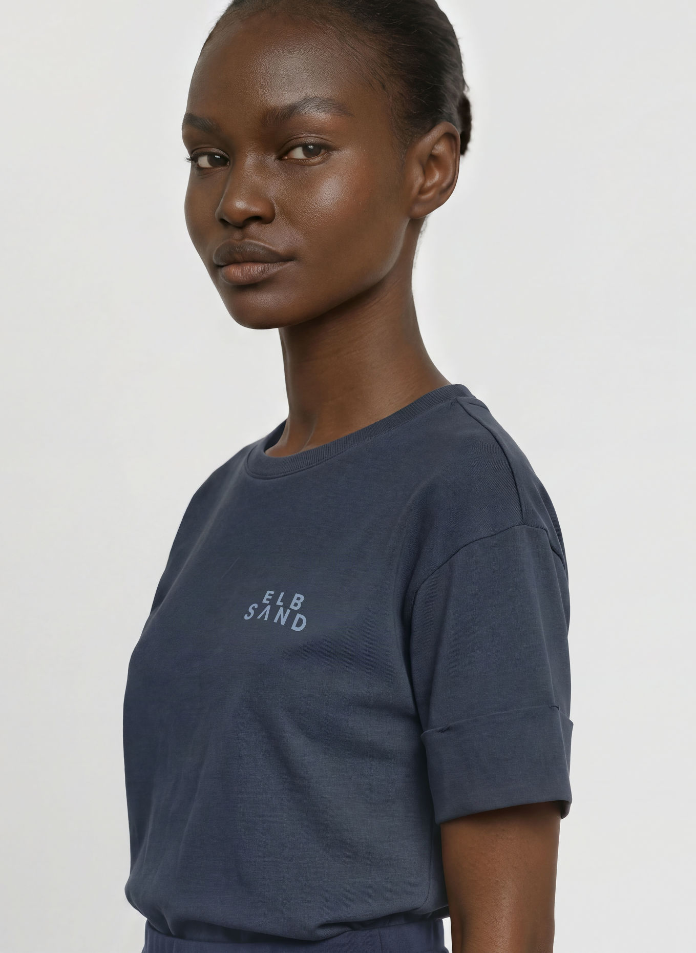 ELBSAND T-Shirt JUNO: DUNKELBLAU