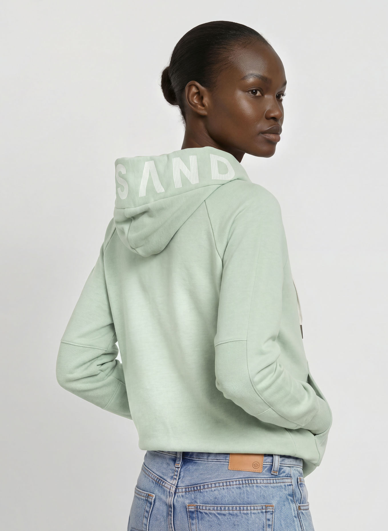 ELBSAND Sweatvest KELINA: LICHTGROEN