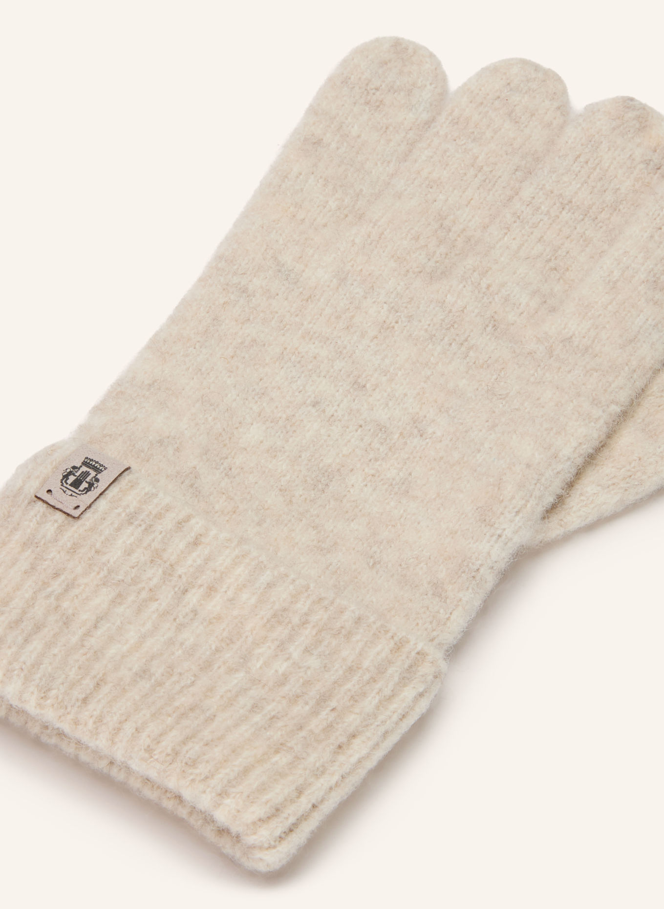 ROECKL Handschoenen SOFT CLOUD van jak- en alpacawol: CRÈME