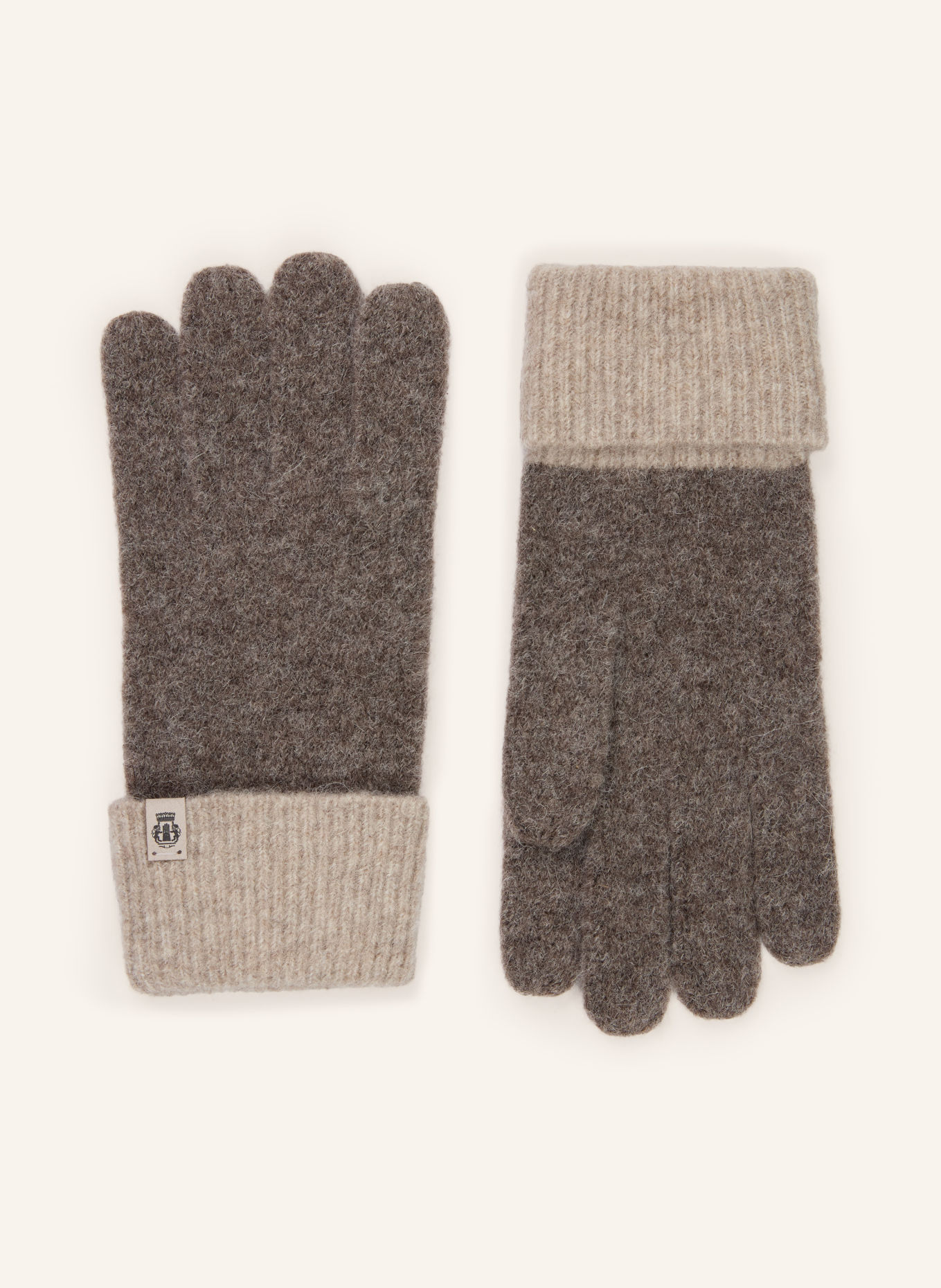 ROECKL Handschoenen SOFT CLOUD van jak- en alpacawol: TAUPE / BEIGE