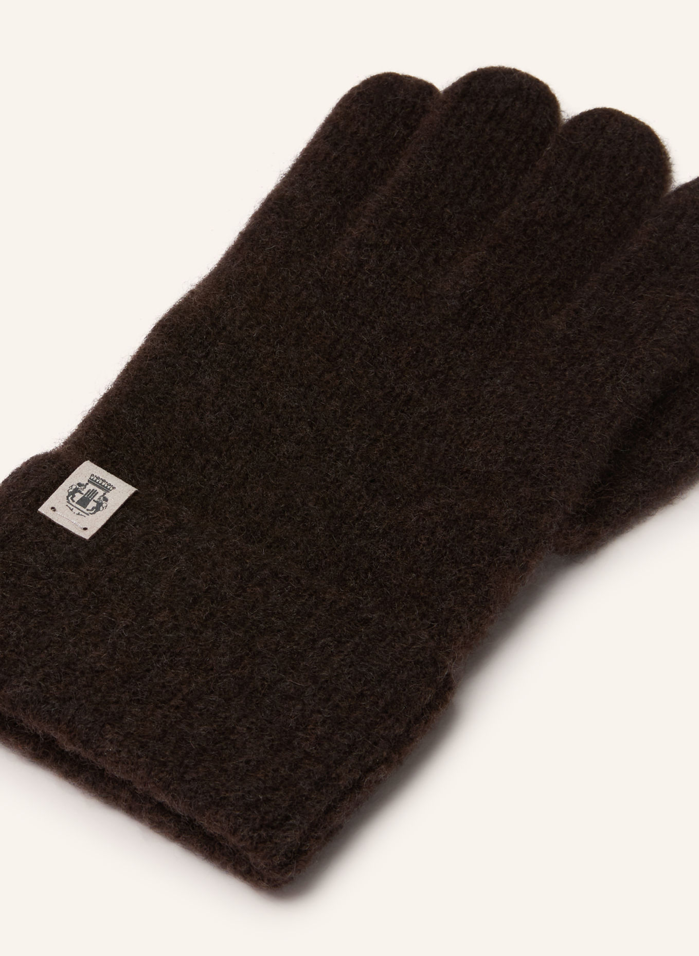ROECKL Handschoenen SOFT CLOUD van jak- en alpacawol: MARRON FONCÉ