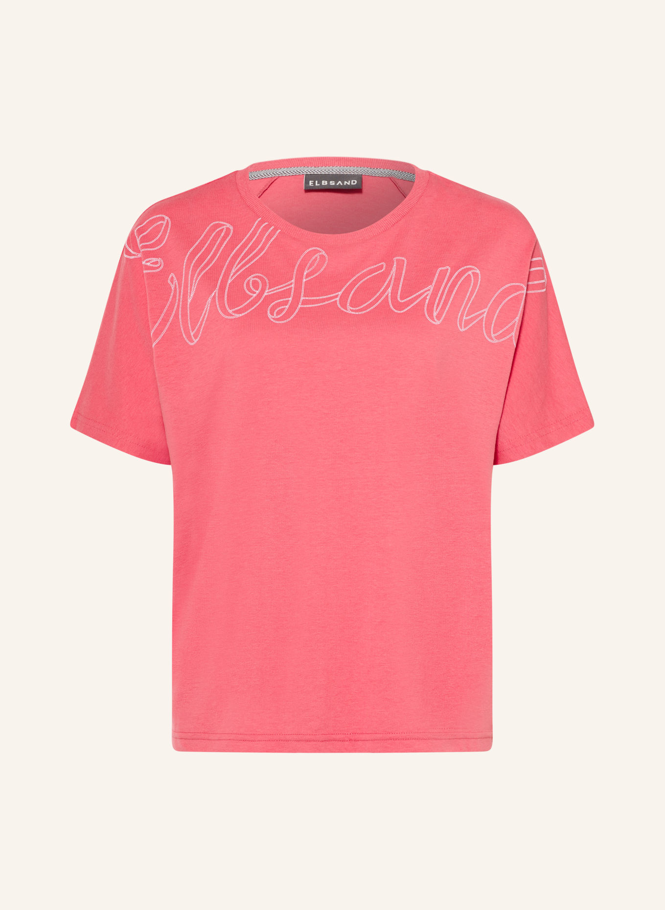 ELBSAND ZANNA T-shirt: PINK