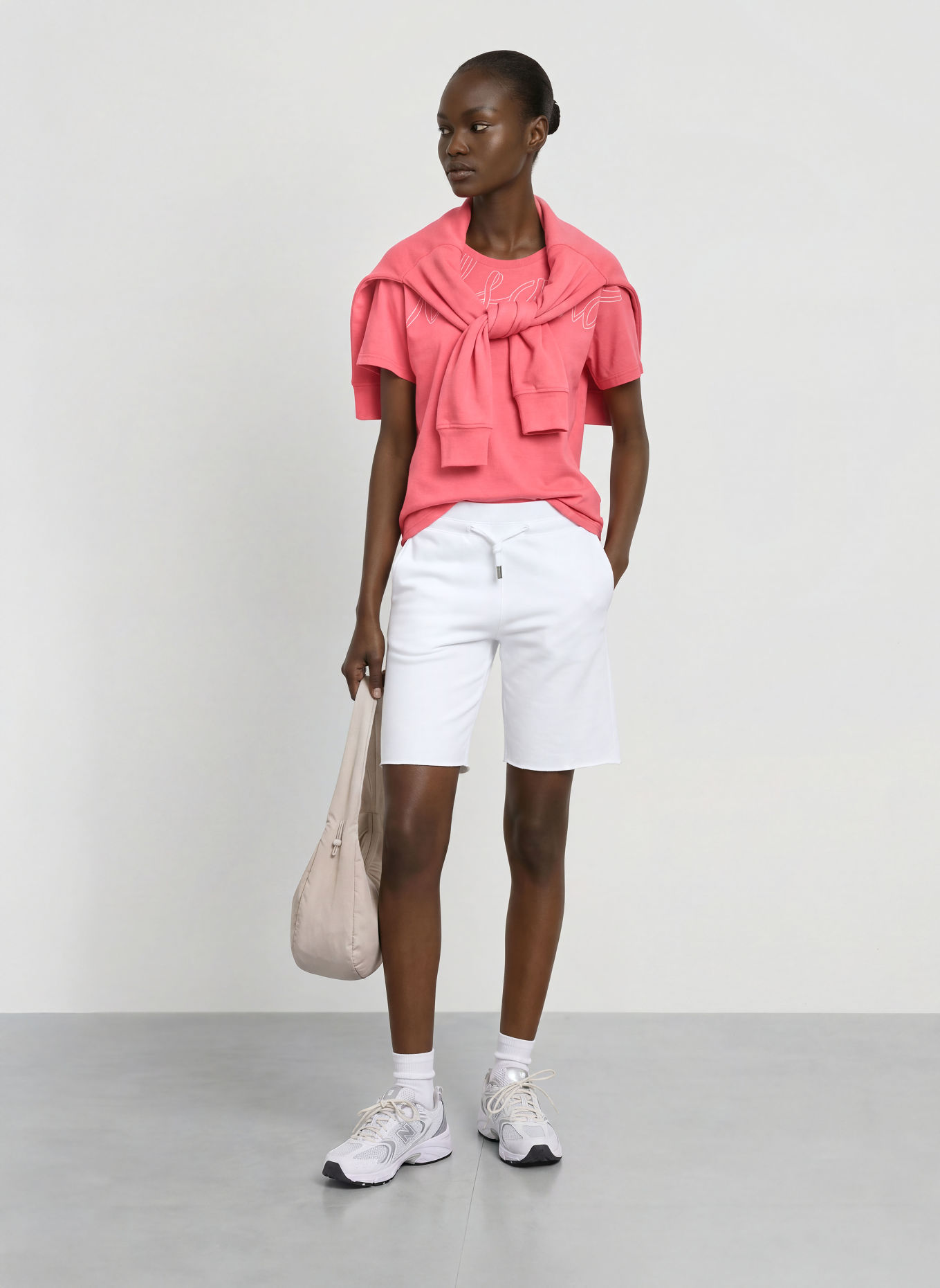 ELBSAND ZANNA T-shirt: PINK