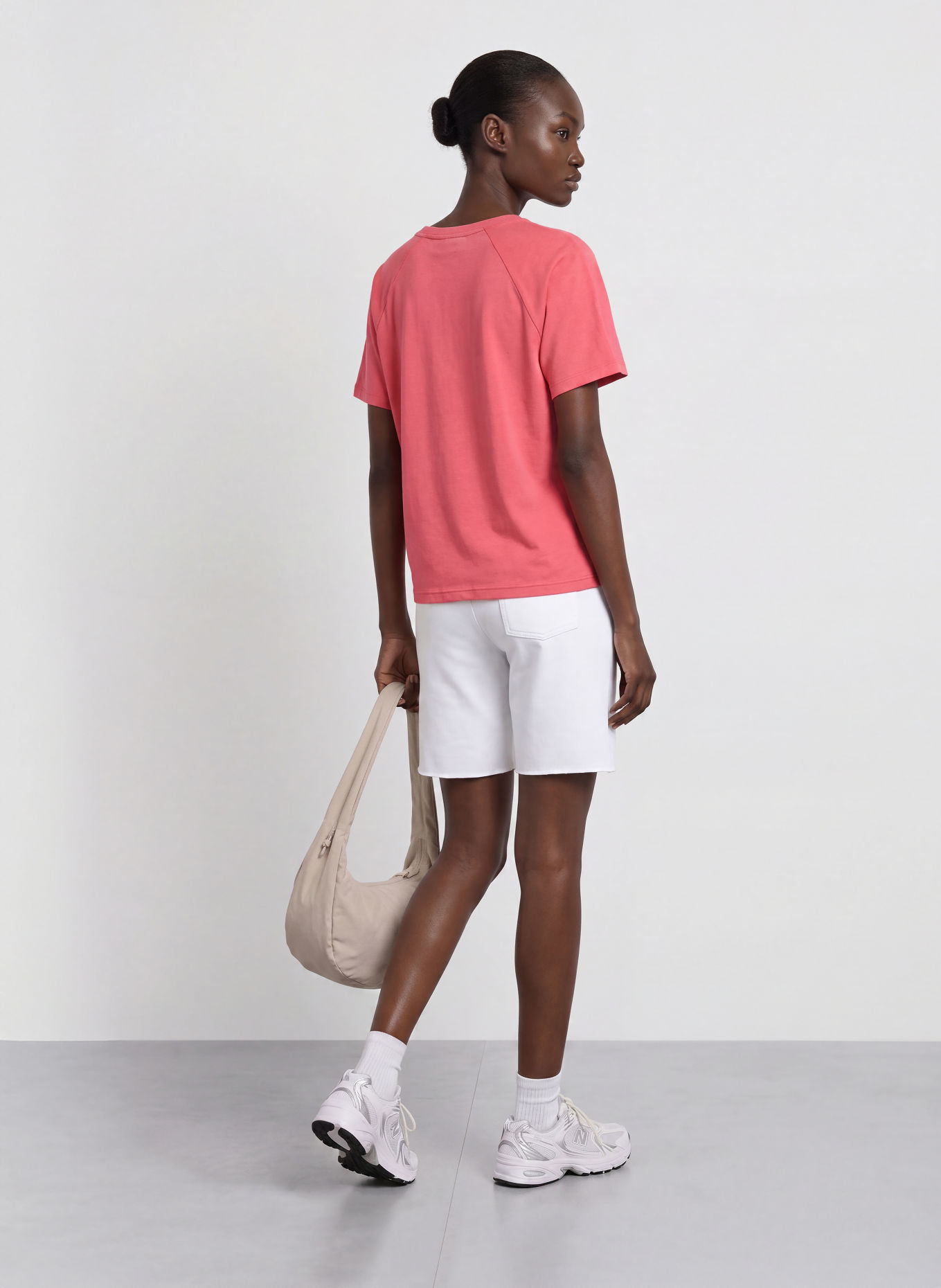 ELBSAND ZANNA T-shirt: PINK