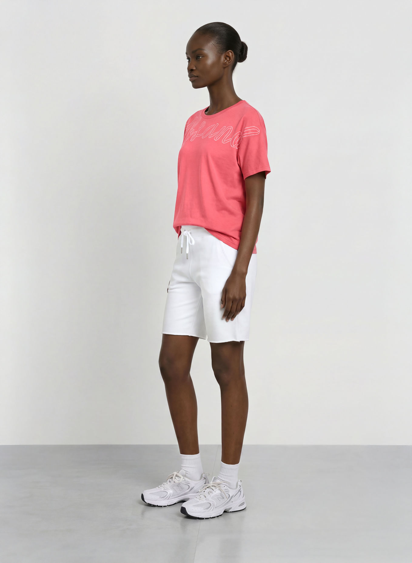 ELBSAND ZANNA T-shirt: PINK