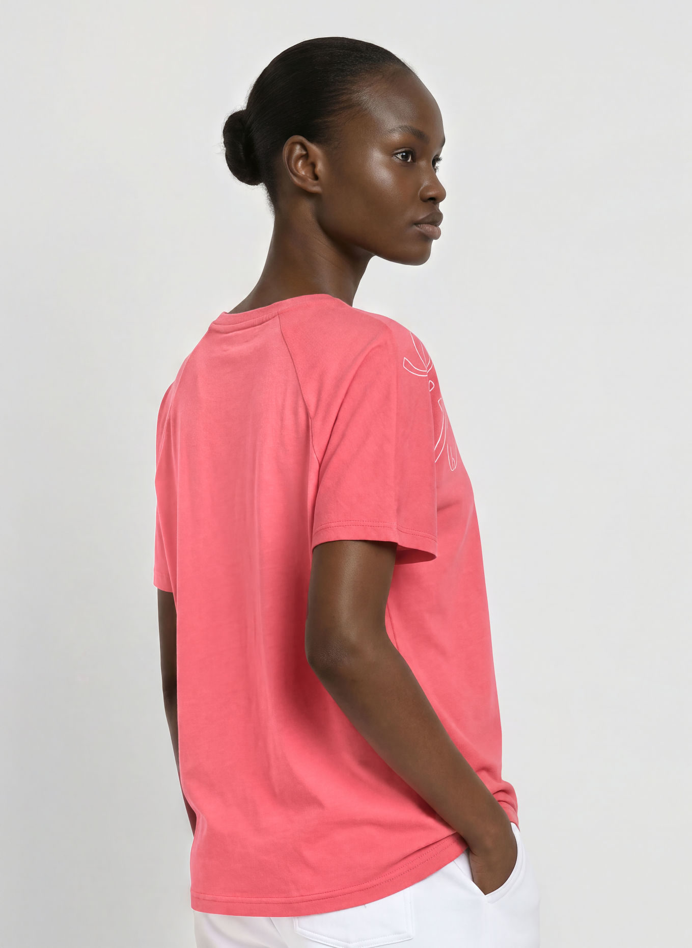 ELBSAND ZANNA T-shirt: PINK