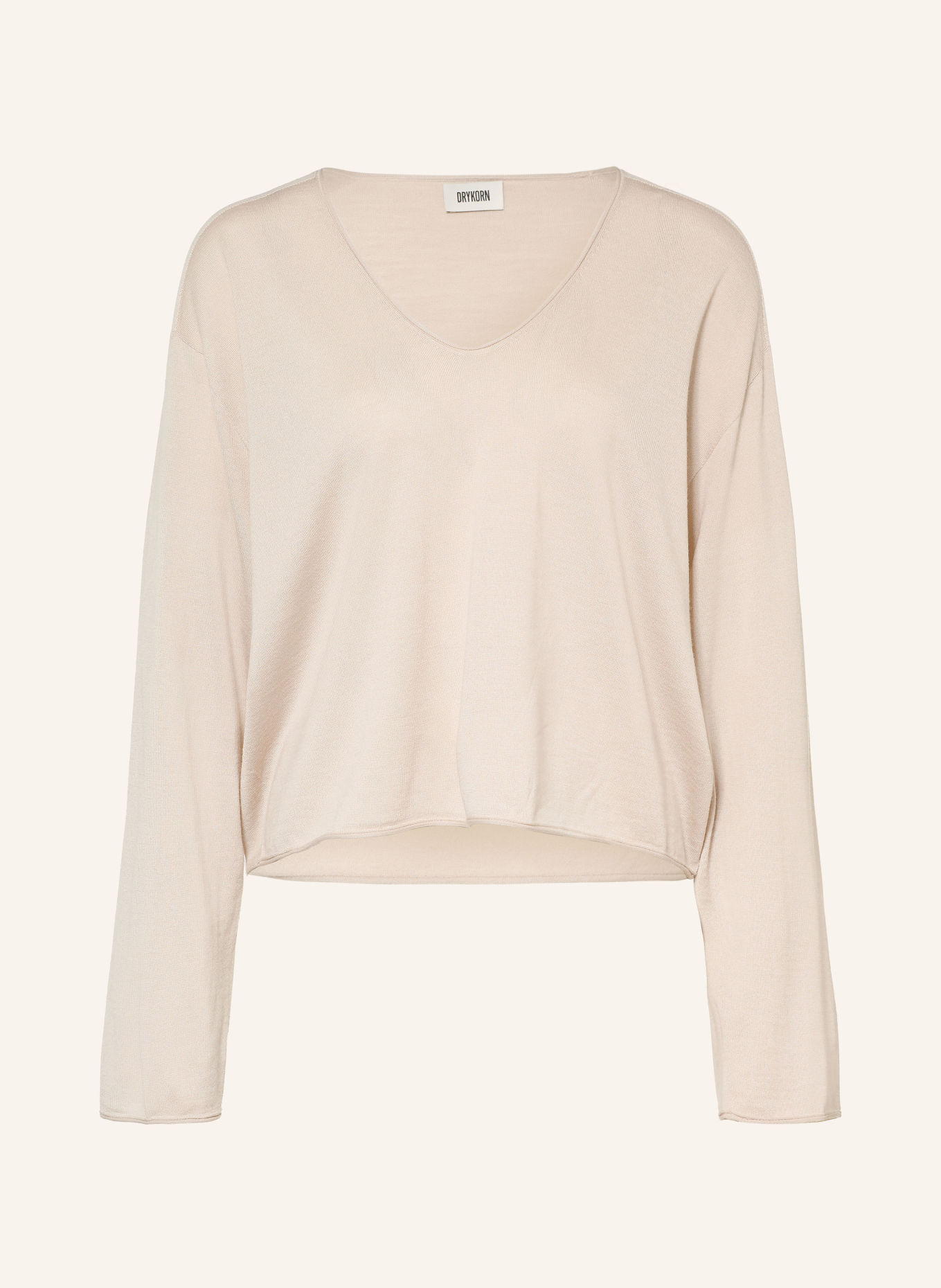 DRYKORN Longsleeve SOMAIJA: HELLBRAUN