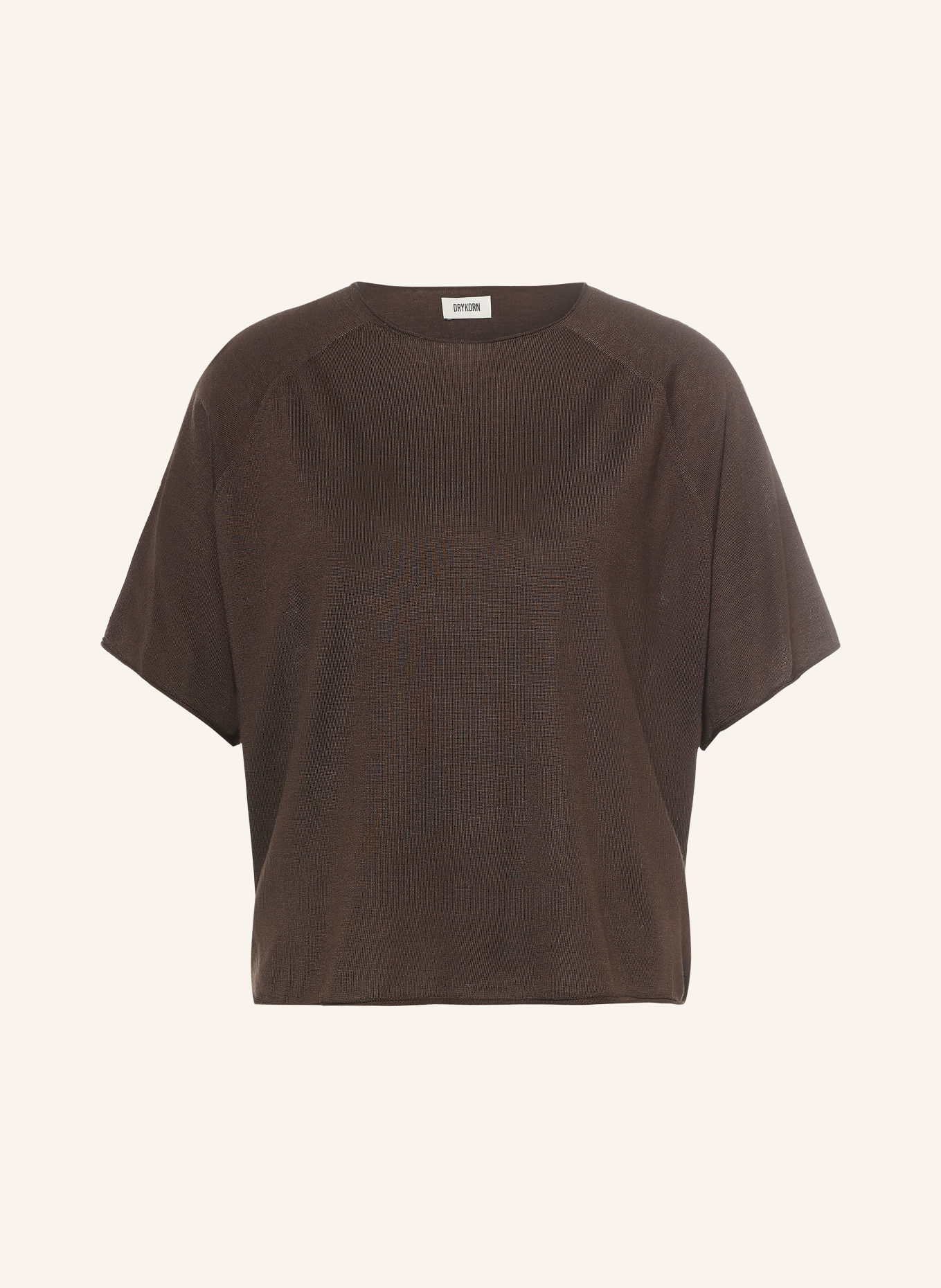 DRYKORN MOENY Knit shirt: DARK BROWN