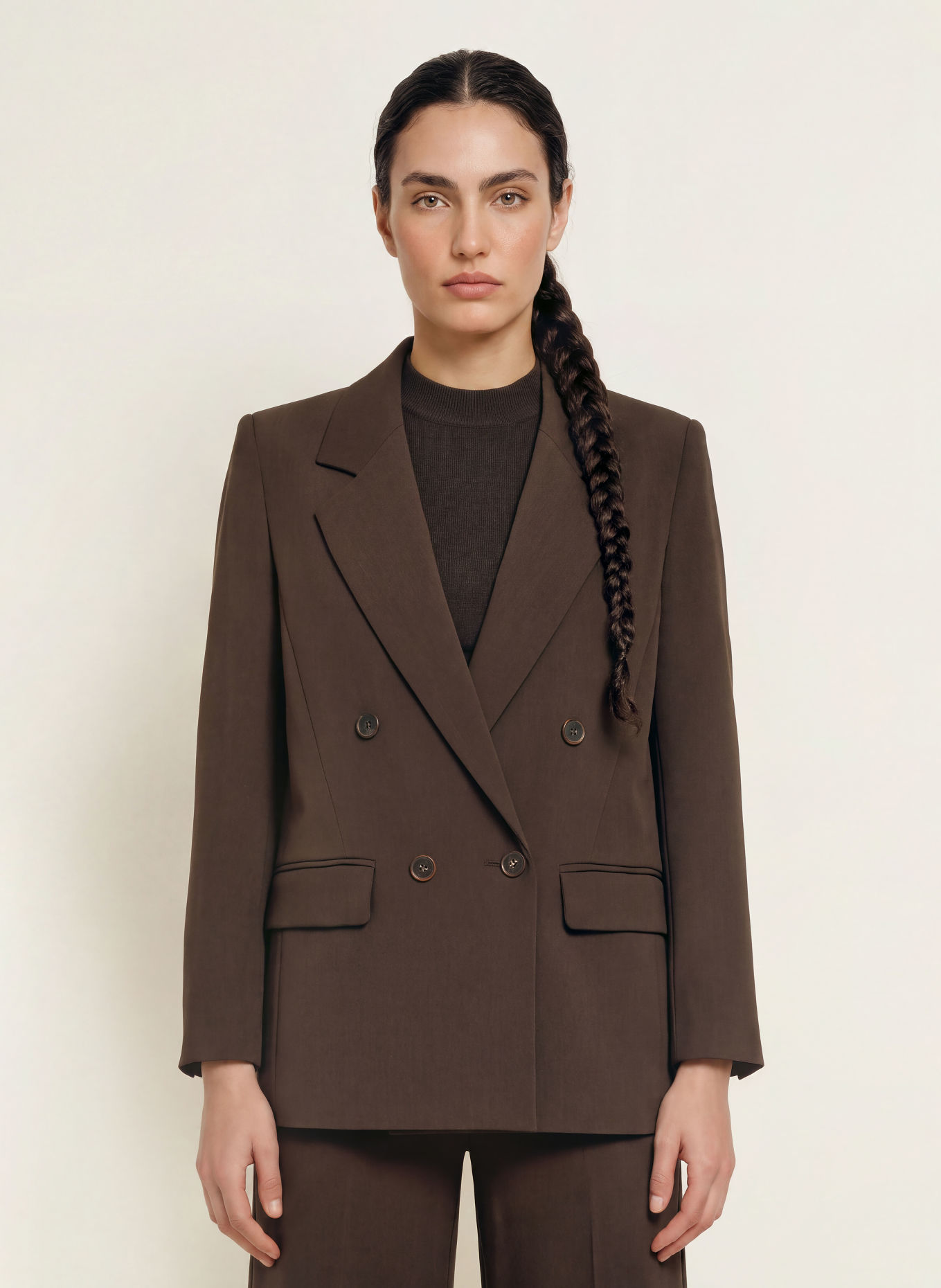 DRYKORN Blazer HADLOW: MARRON FONCÉ