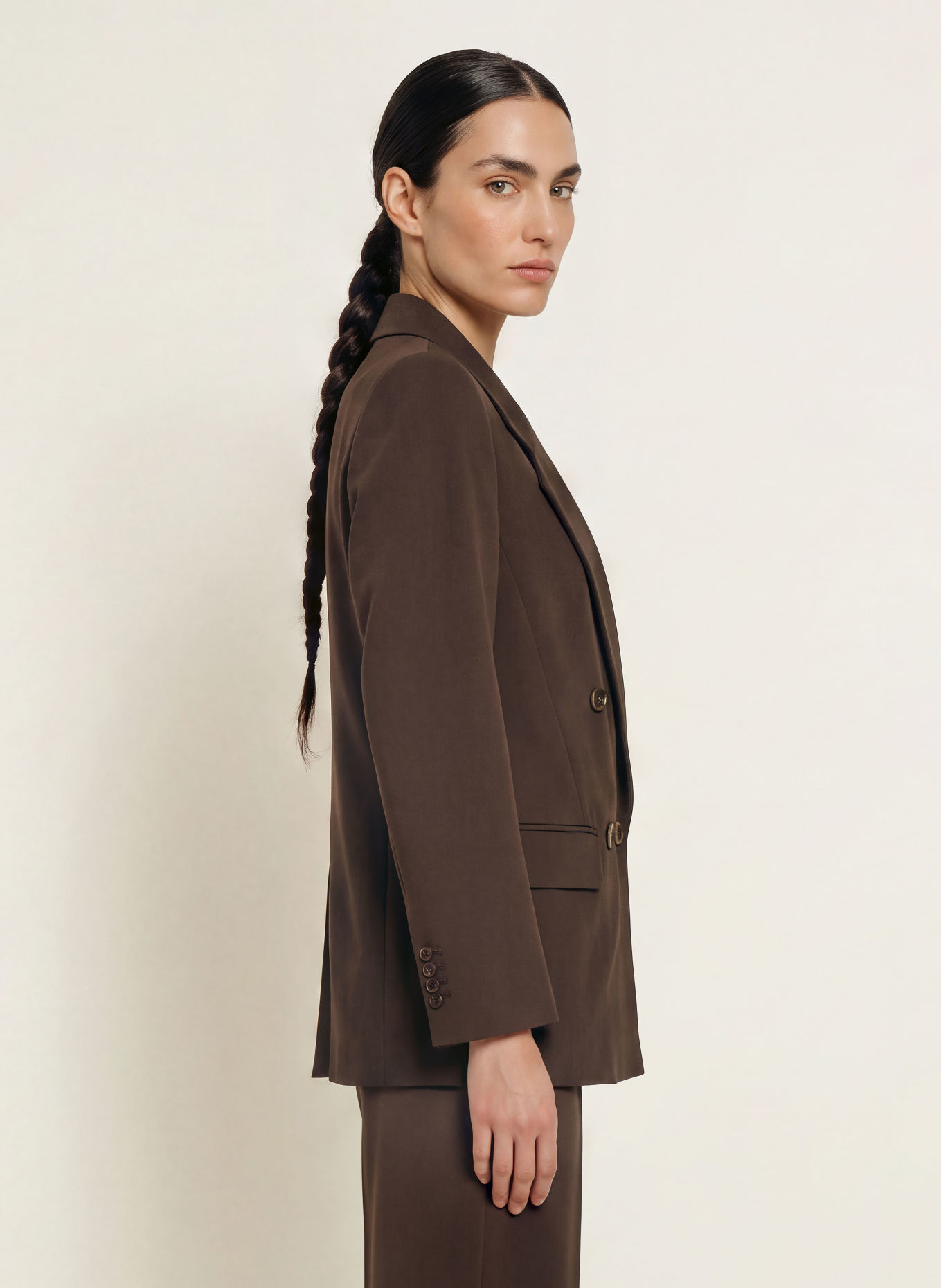 DRYKORN Blazer HADLOW: MARRON FONCÉ