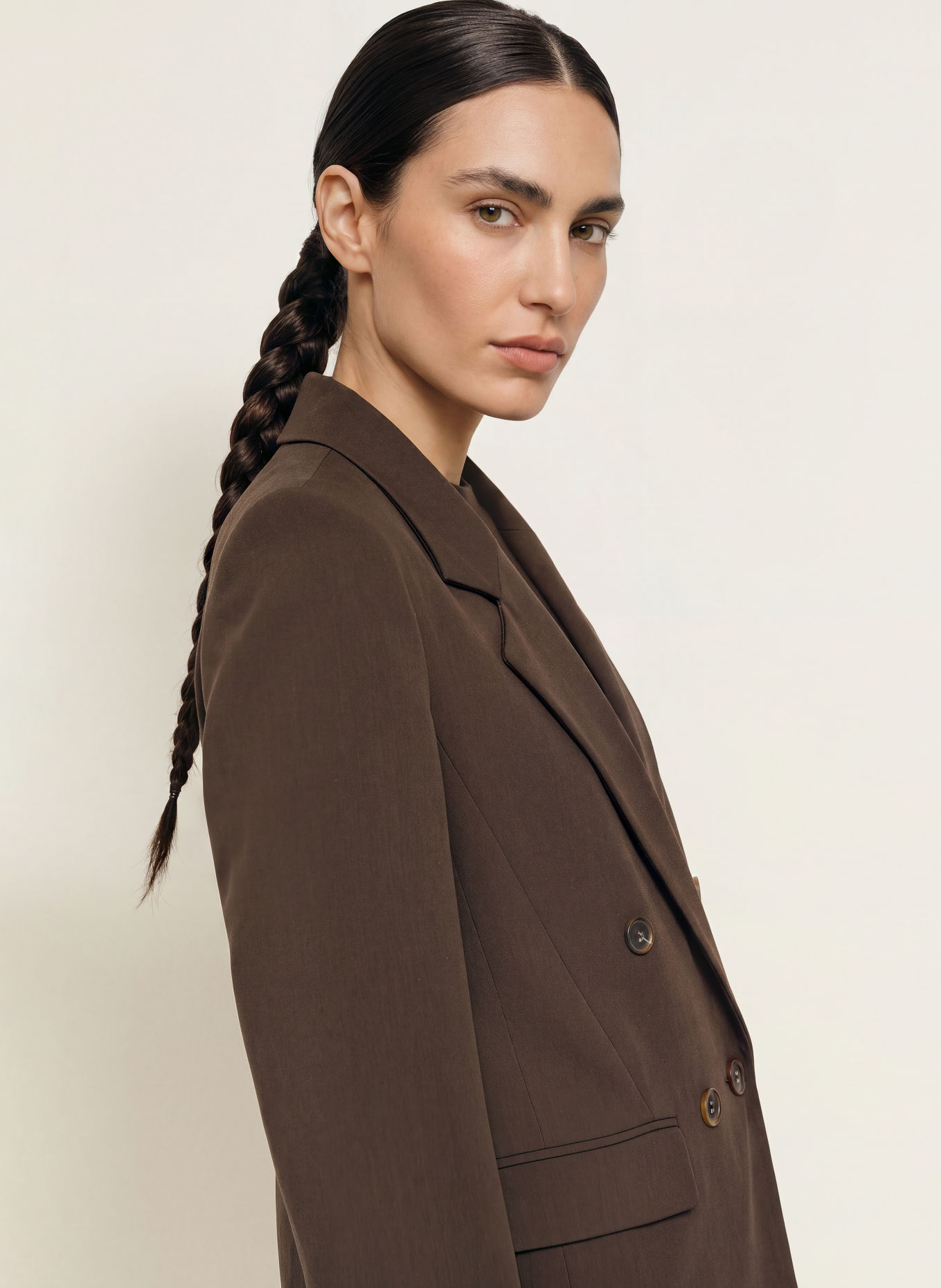 DRYKORN Blazer HADLOW: MARRON FONCÉ