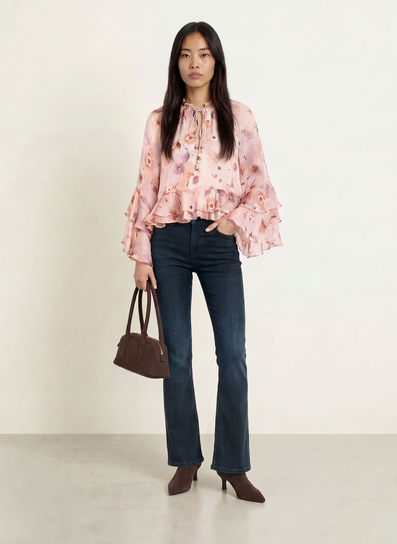 GUESS Jean flare SEXY FLARE: CH4B CHARCOAL BLUE